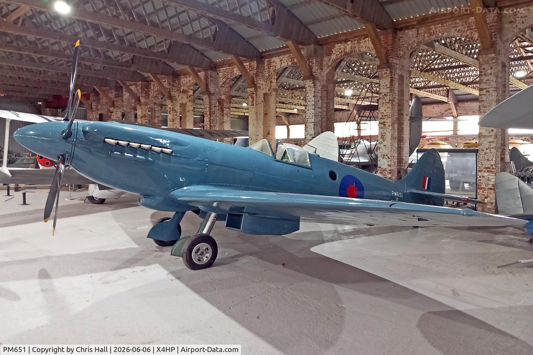 PM651, 1944 Supermarine 389 Spitfire PR.XIX, c/n 6S/687107, Hooton Park - X4HP