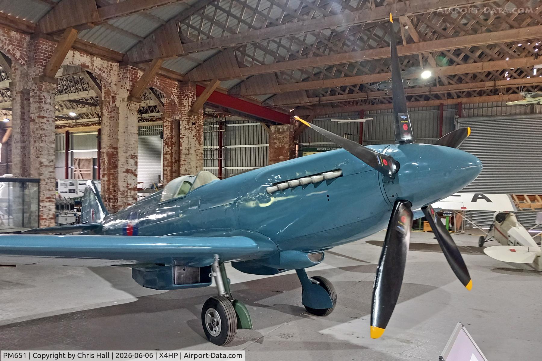 PM651, 1944 Supermarine 389 Spitfire PR.XIX, c/n 6S/687107, Hooton Park - X4HP