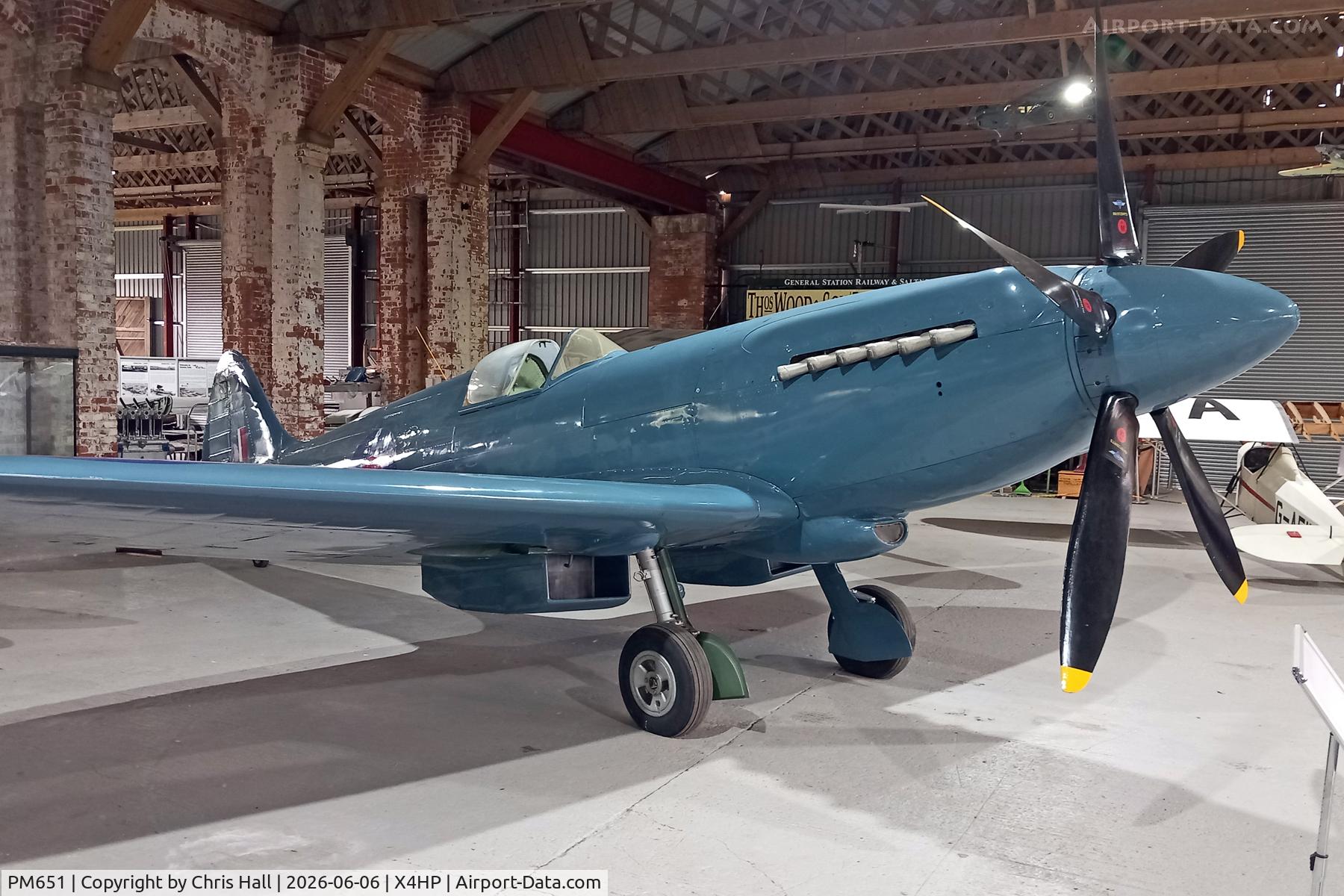 PM651, 1944 Supermarine 389 Spitfire PR.XIX, c/n 6S/687107, Hooton Park - X4HP