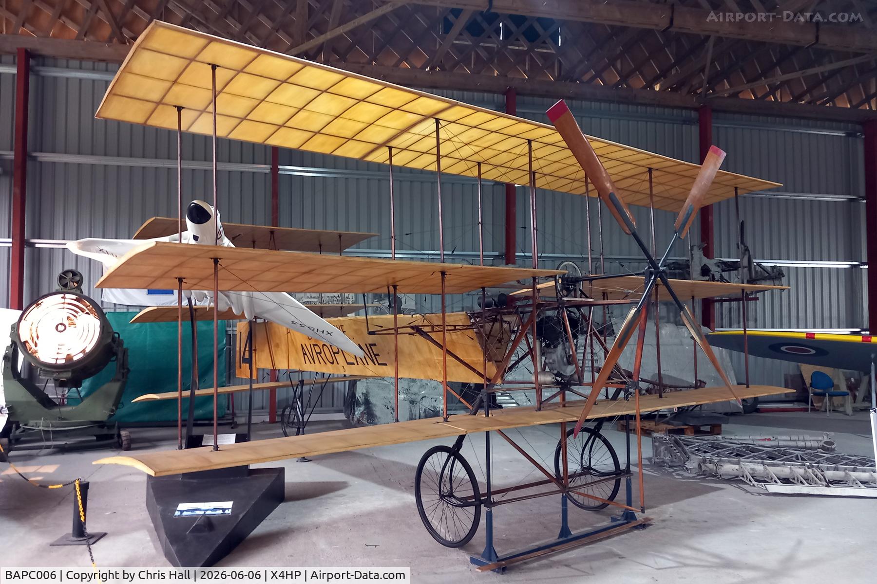 BAPC006, 1953 A V Roe Triplane Type IV Replica, c/n BAPC.006, Hooton Park - X4HP