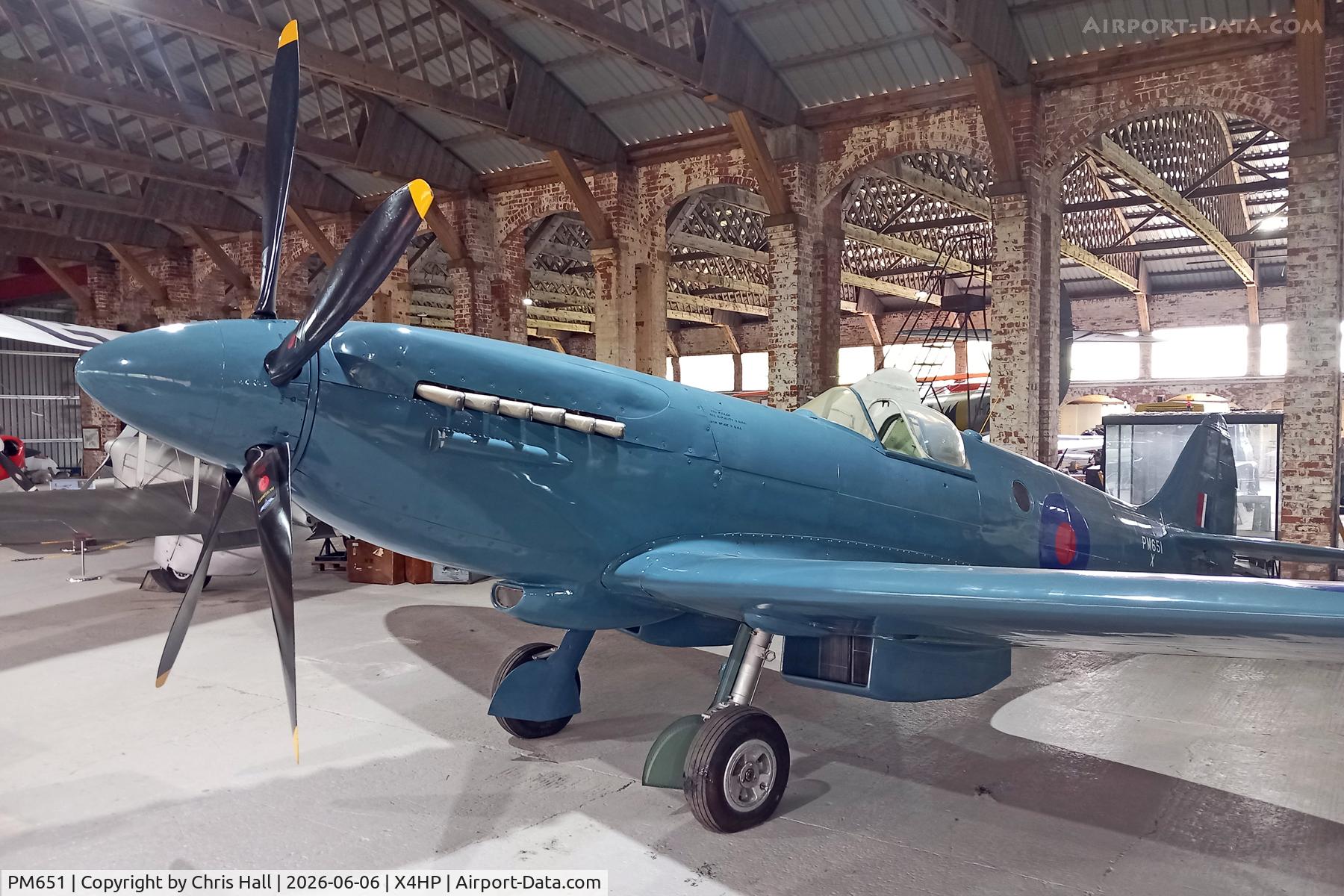 PM651, 1944 Supermarine 389 Spitfire PR.XIX, c/n 6S/687107, Hooton Park - X4HP