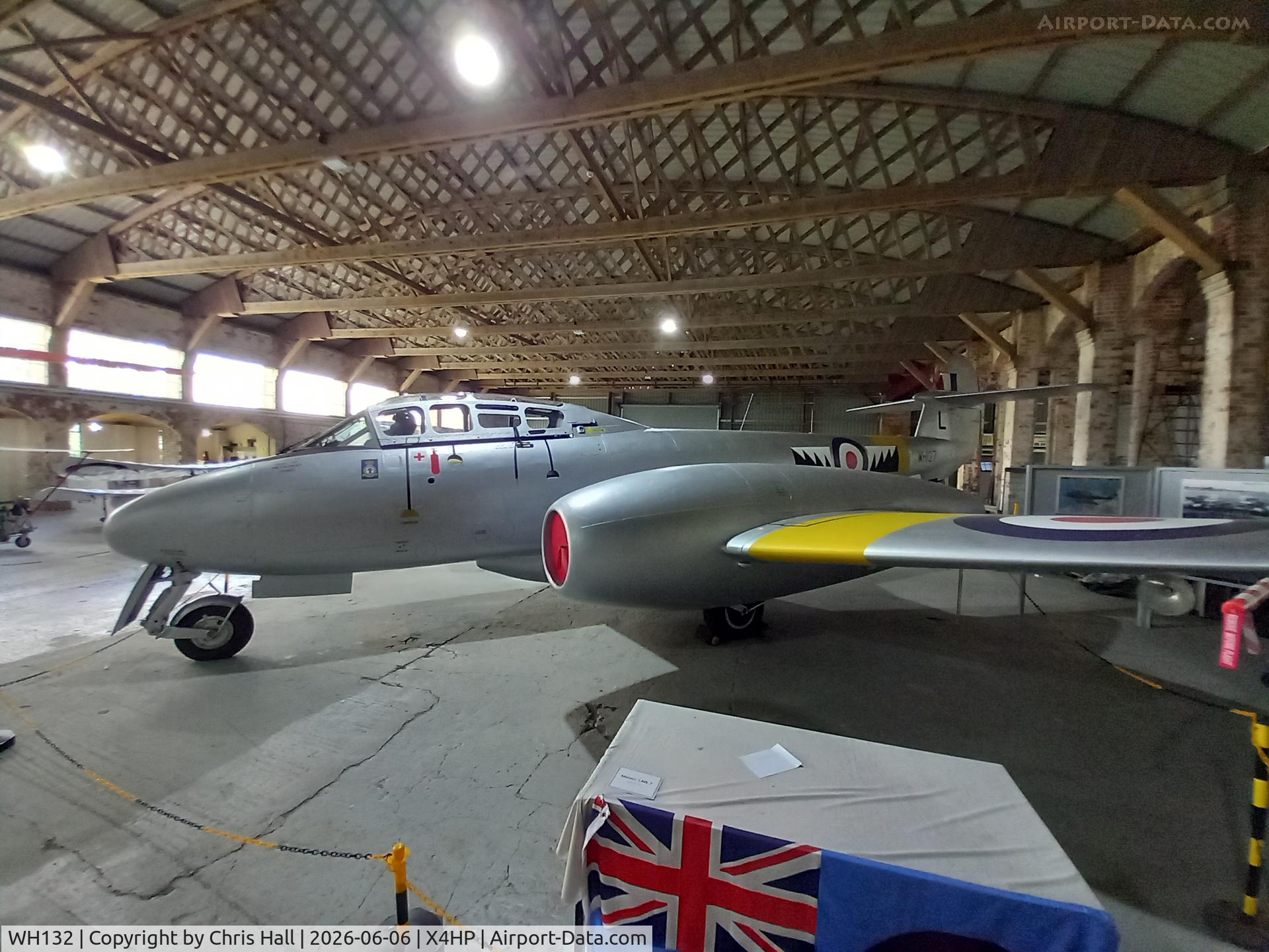 WH132, Gloster Meteor T.7, c/n Not found WH132, Hooton Park - X4HP