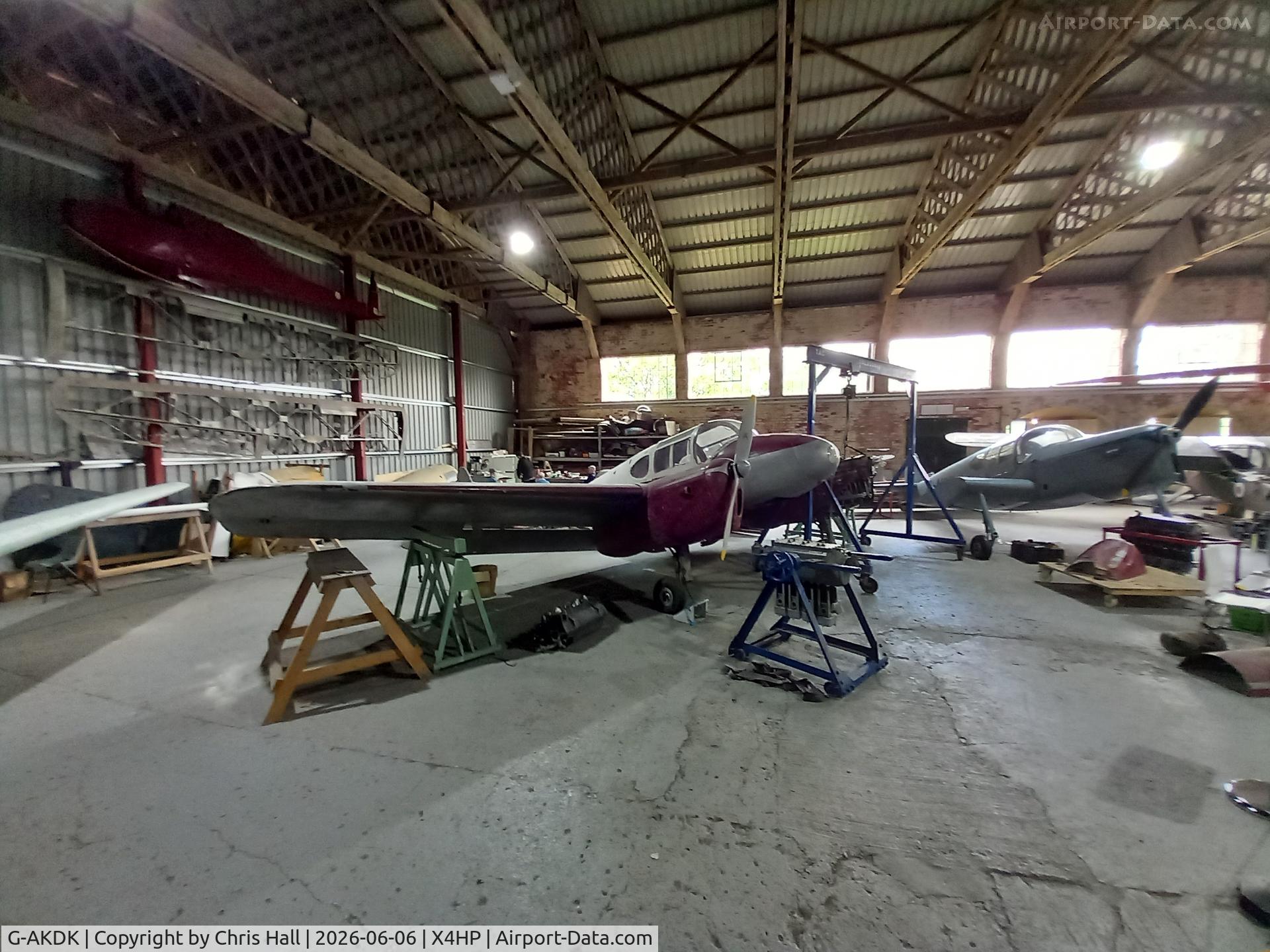 G-AKDK, 1947 Miles M65 GEMINI 1A, c/n 6469, Hooton Park - X4HP