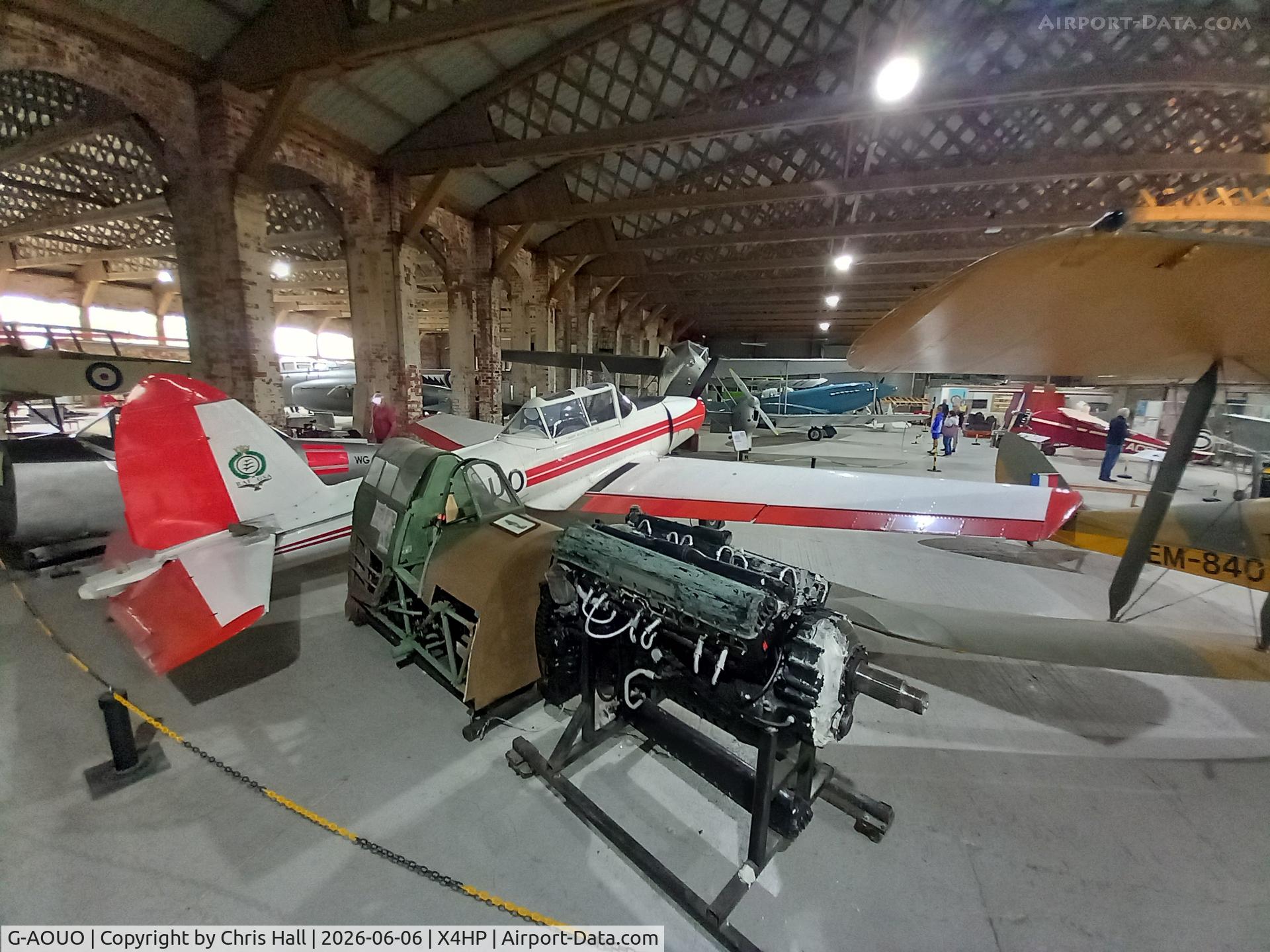 G-AOUO, 1950 De Havilland DHC-1 Chipmunk 22 (Lycoming), c/n C1/0179, Hooton Park - X4HP