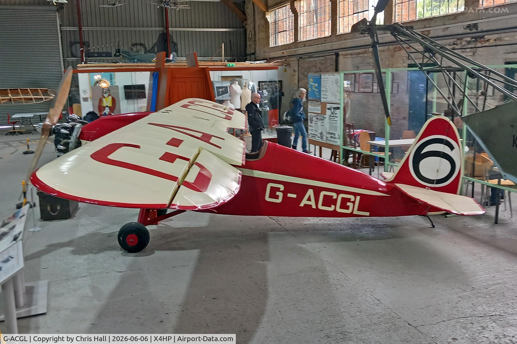 G-ACGL, 1933 Comper CLA-7 Swift, c/n S33/6, Hooton Park - X4HP