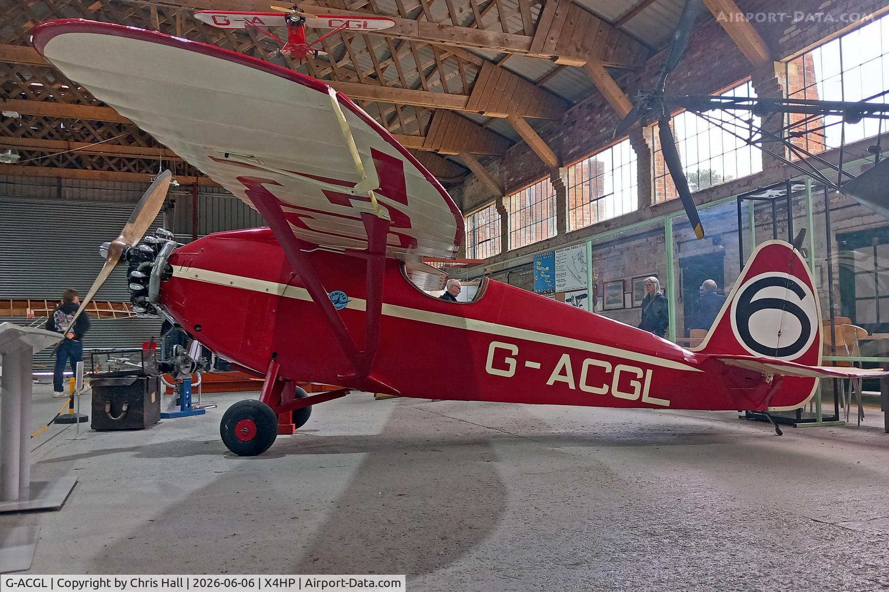 G-ACGL, 1933 Comper CLA-7 Swift, c/n S33/6, Hooton Park - X4HP