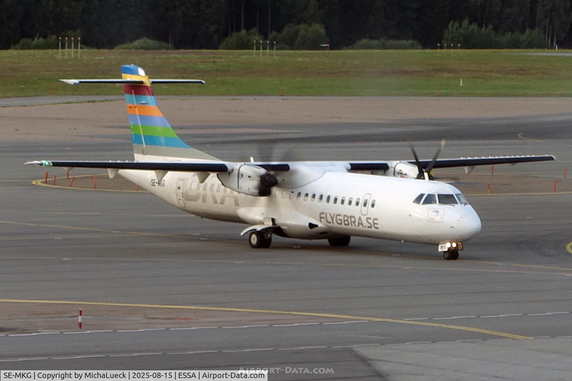 SE-MKG, 2016 ATR 72-600, c/n 1354, At Arlanda