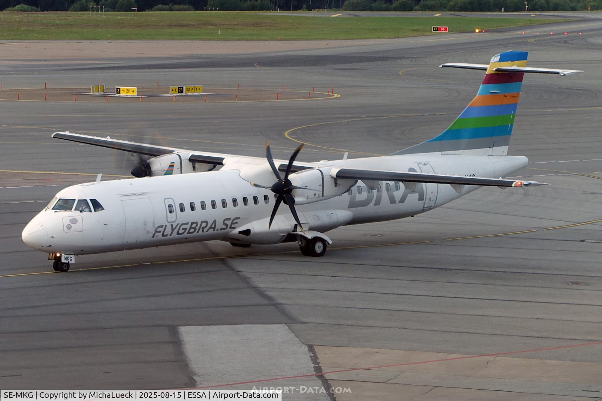 SE-MKG, 2016 ATR 72-600, c/n 1354, At Arlanda