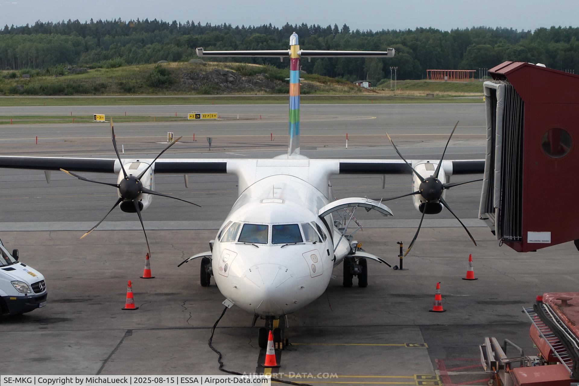 SE-MKG, 2016 ATR 72-600, c/n 1354, At Arlanda