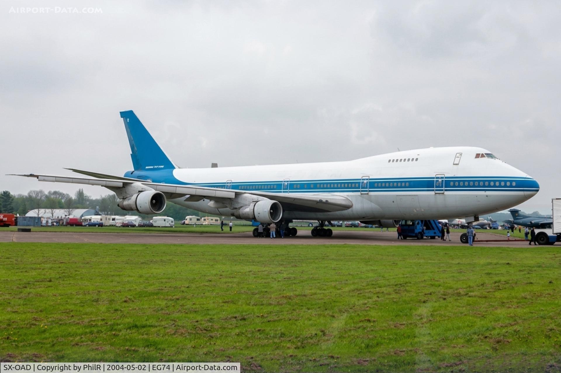 SX-OAD, 1979 Boeing 747-212B, c/n 21684 l/n 391, SX-OAD 1979 Olympic Airways B747-200 Bruntingthorpe
