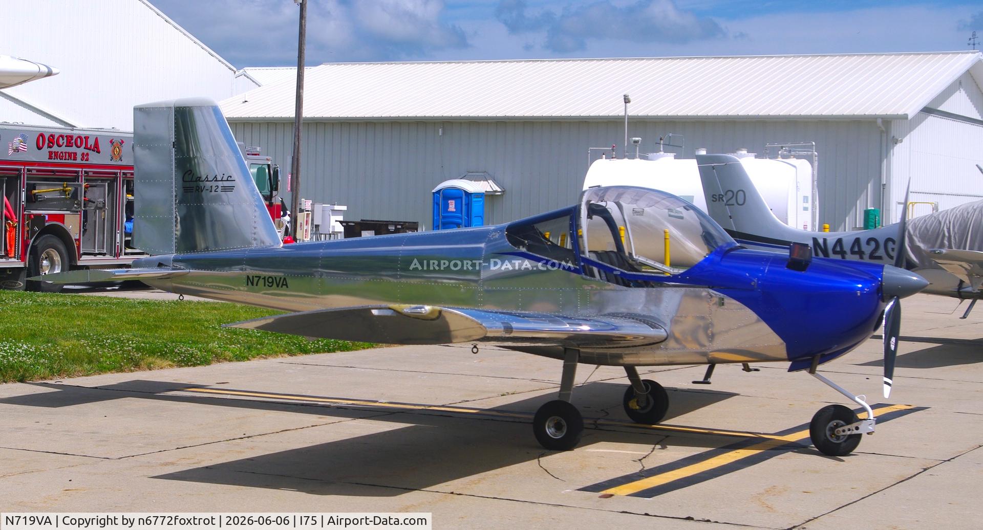 N719VA, 2022 Vans RV-12, c/n 120719, On the ramp