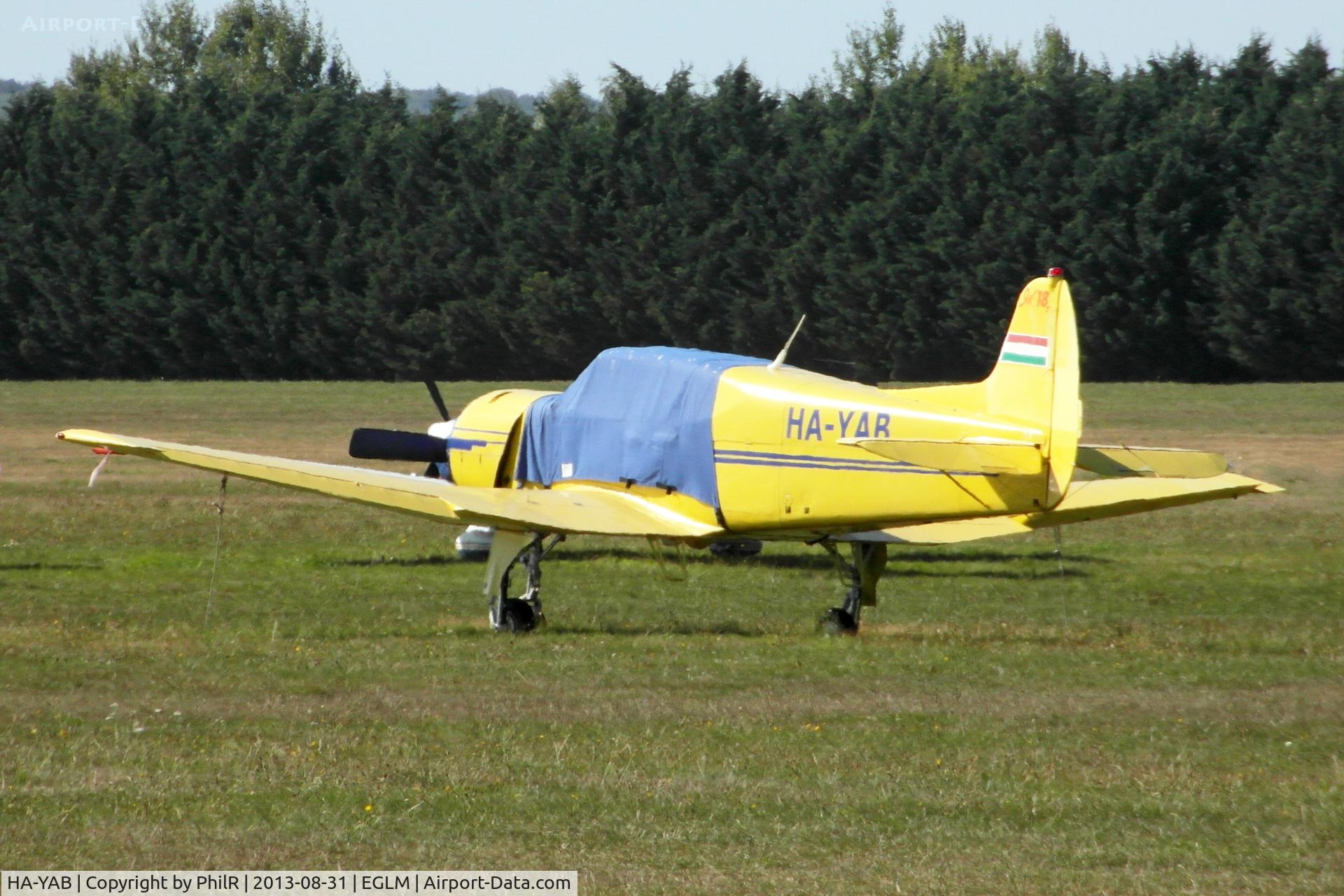 HA-YAB, 1999 Yakovlev Yak-18T, c/n 12-35, HA-YAB 1999 Yak-18T White Waltham 