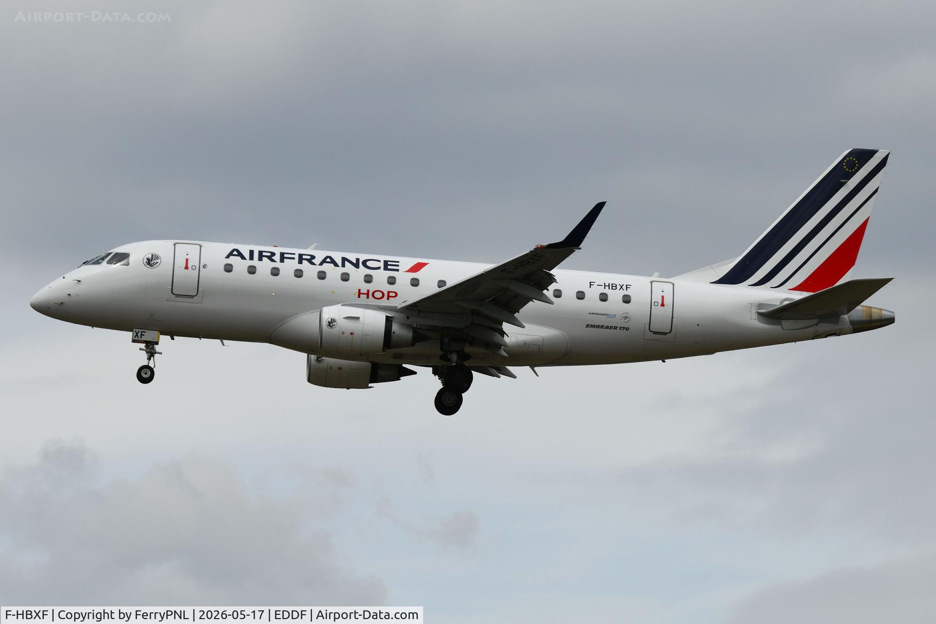 F-HBXF, 2009 Embraer 170ST (ERJ-170-100ST), c/n 17000292, Air France (Hop) EMJ170