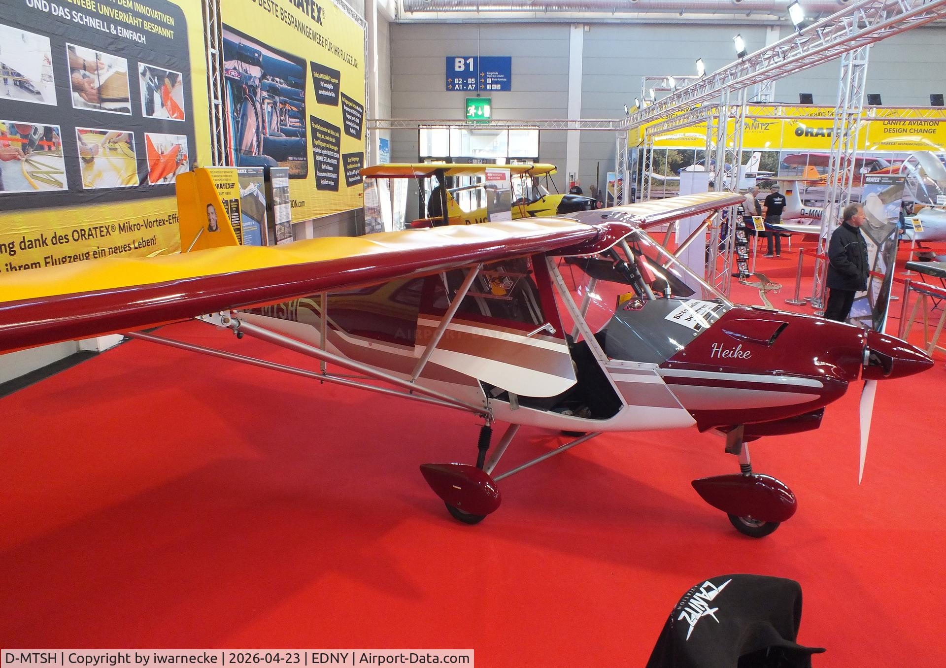 D-MTSH, 2004 Comco Ikarus C42B, c/n 0404-6601, Comco Ikarus C42B at the AERO 2026, Friedrichshafen