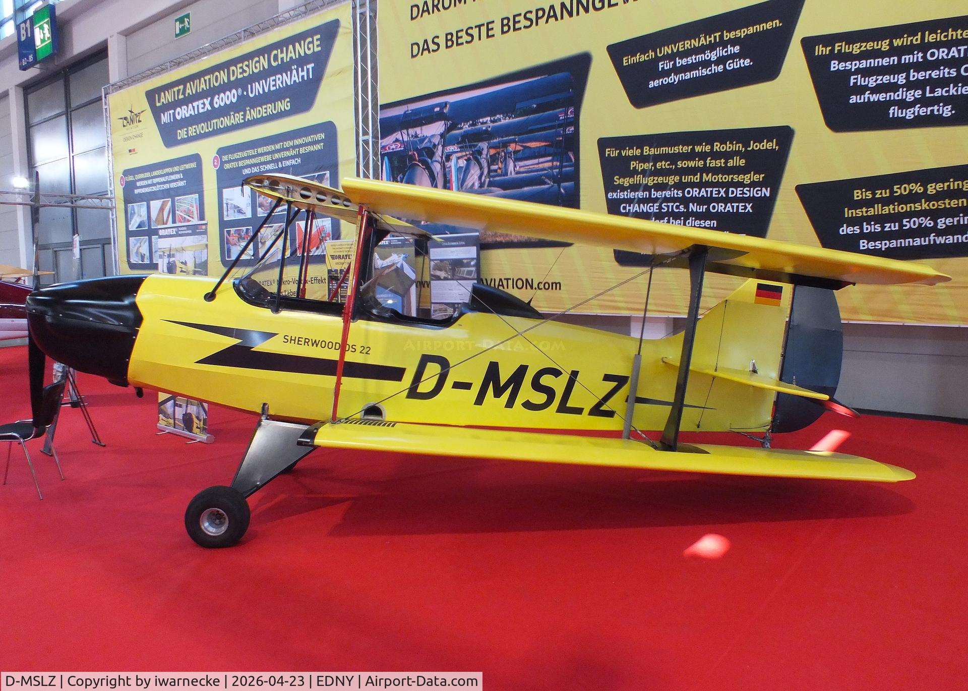 D-MSLZ, Tiger Cub Developments Sherwood Ranger RL-5, c/n Not found D-MSLZ, Tiger Cub Developments Sherwood Ranger DS 22 at the AERO 2026, Friedrichshafen