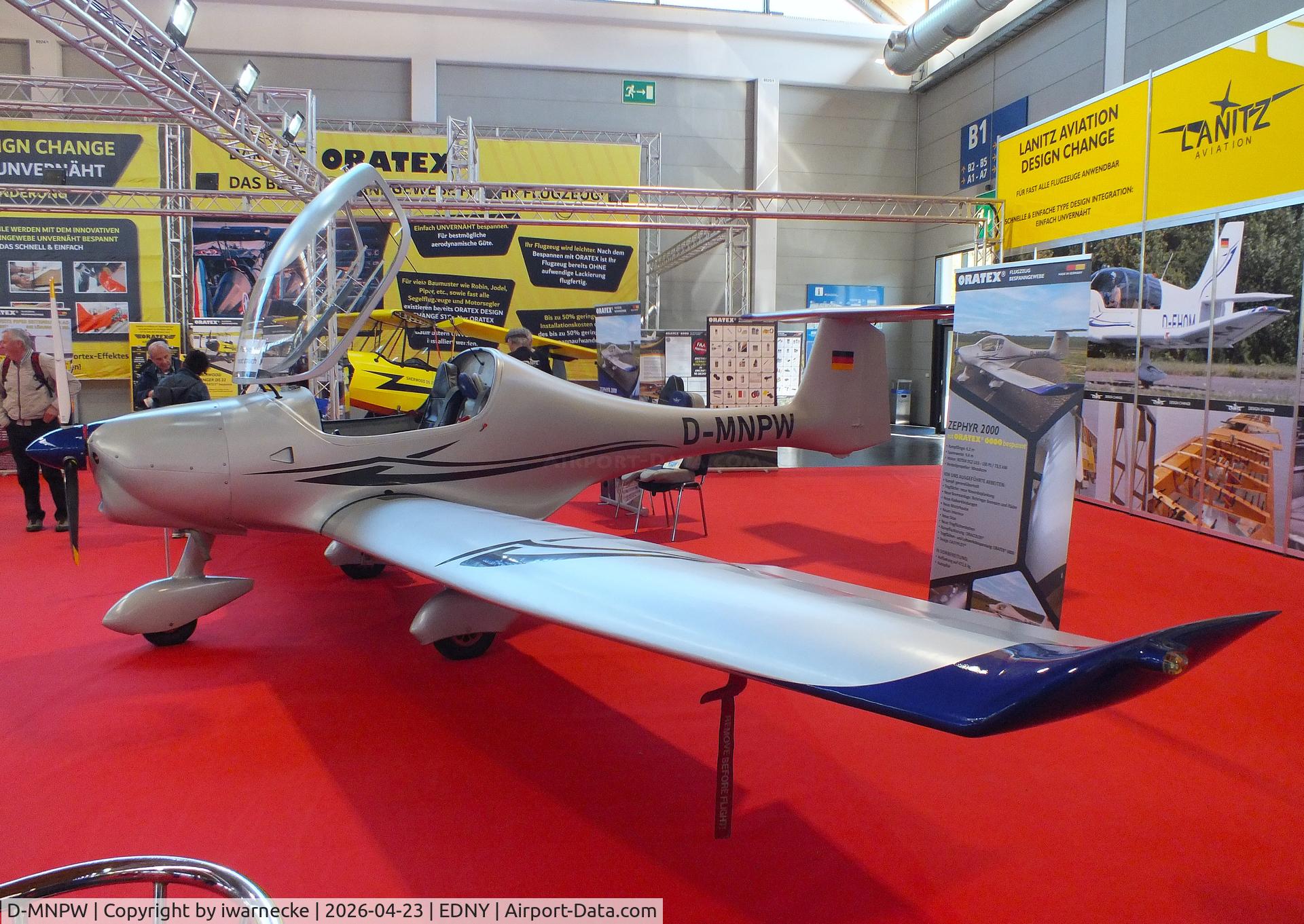 D-MNPW, ATEC Zephyr 2000, c/n ZP 480900, ATEC 122 Zephyr 2000 at the AERO 2026, Friedrichshafen