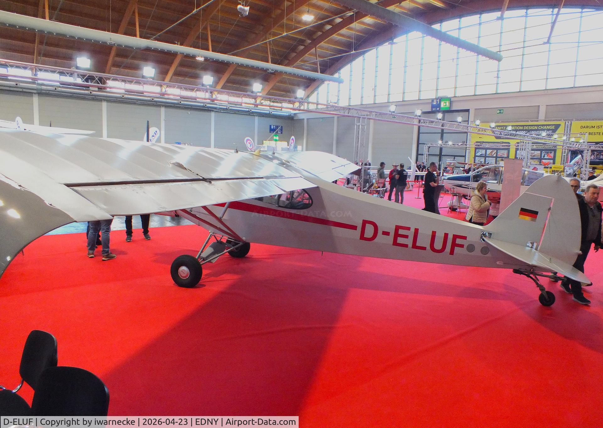 D-ELUF, 1952 Piper L-18C Super Cub, c/n 18-2046, Piper L-18C Super Cub at the AERO 2026, Friedrichshafen