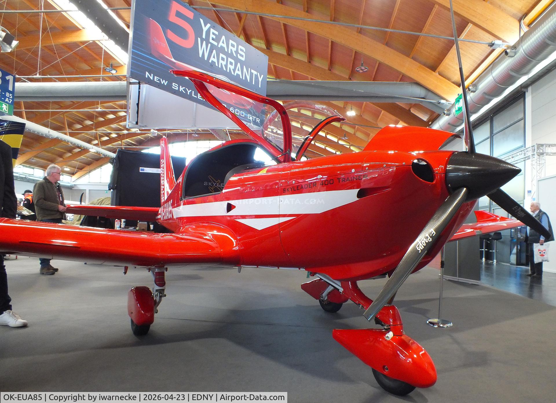 OK-EUA85, 2025 Jihlavan Skyleader 400 Trainer, c/n 4 366 415 E, Skyleader 400 Trainer at the AERO 2026, Friedrichshafen