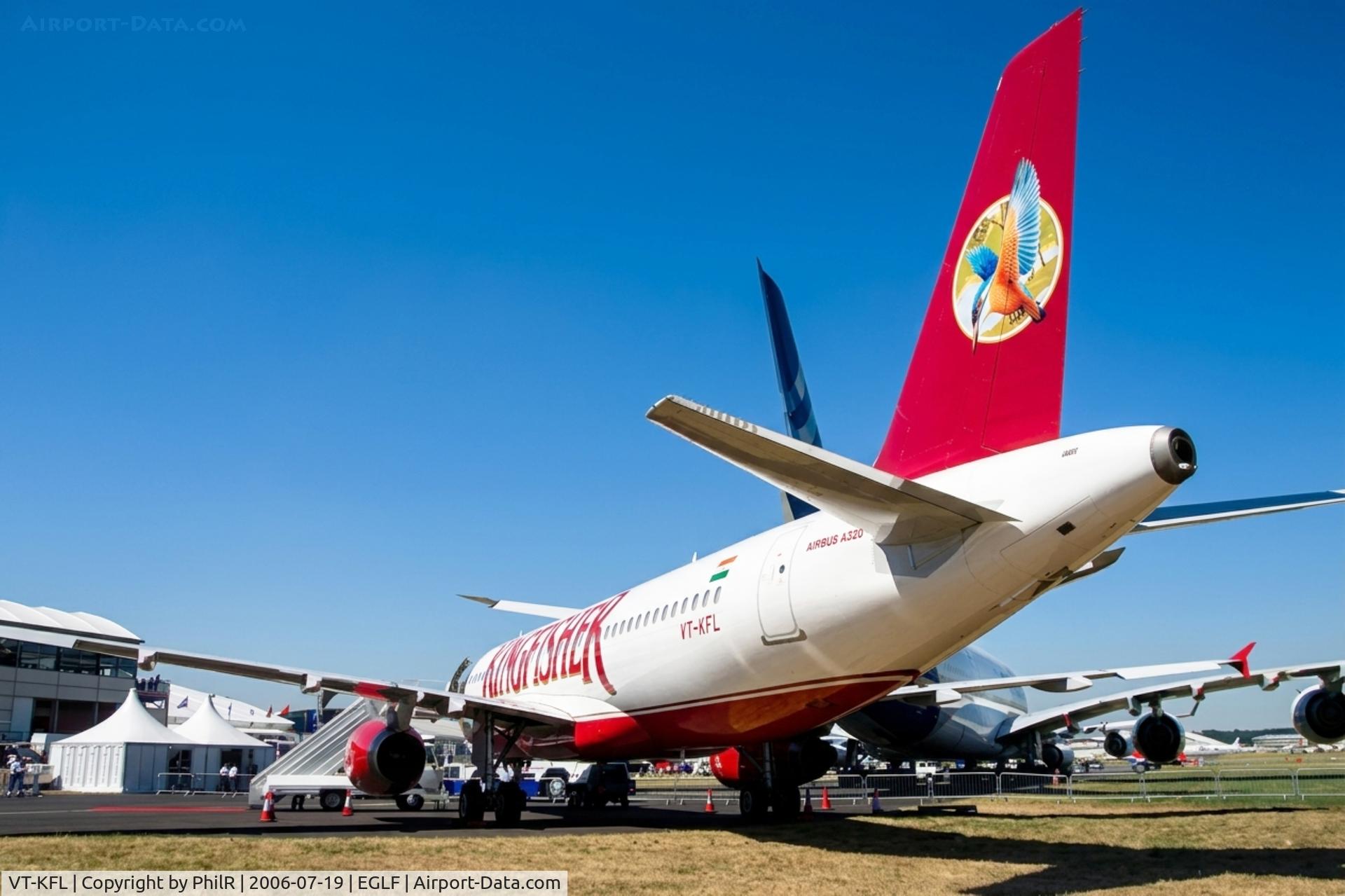VT-KFL, 2006 Airbus A320-232, c/n 2817, VT-KFL 2006 A320-200 Kingfisher SBAC
