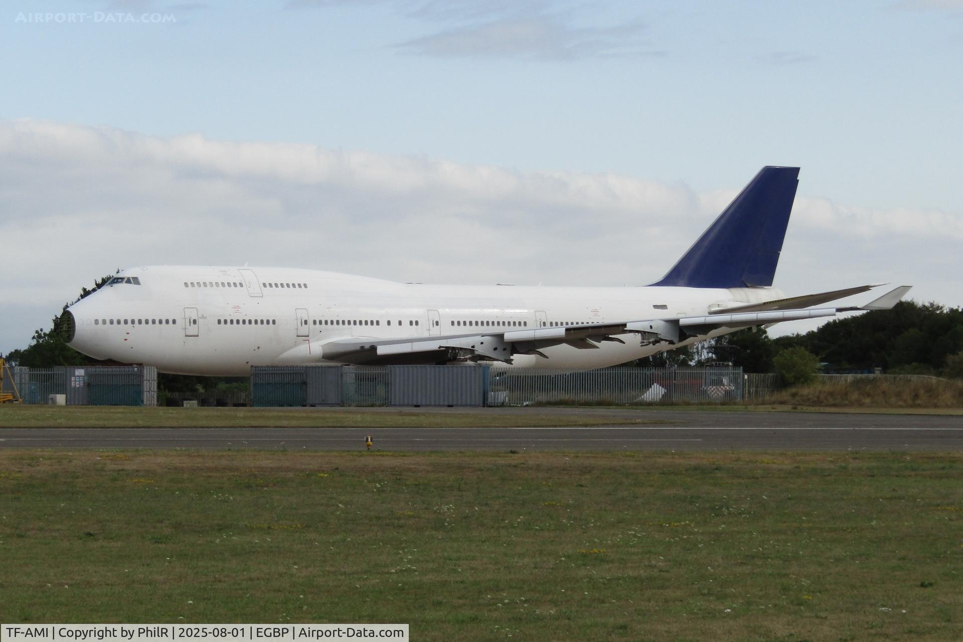 TF-AMI, 1992 Boeing 747-412, c/n 27066 l/n 940, TF-AMI 1992 Boeing 747-412F Air Atlanta Iceland Kemble 
