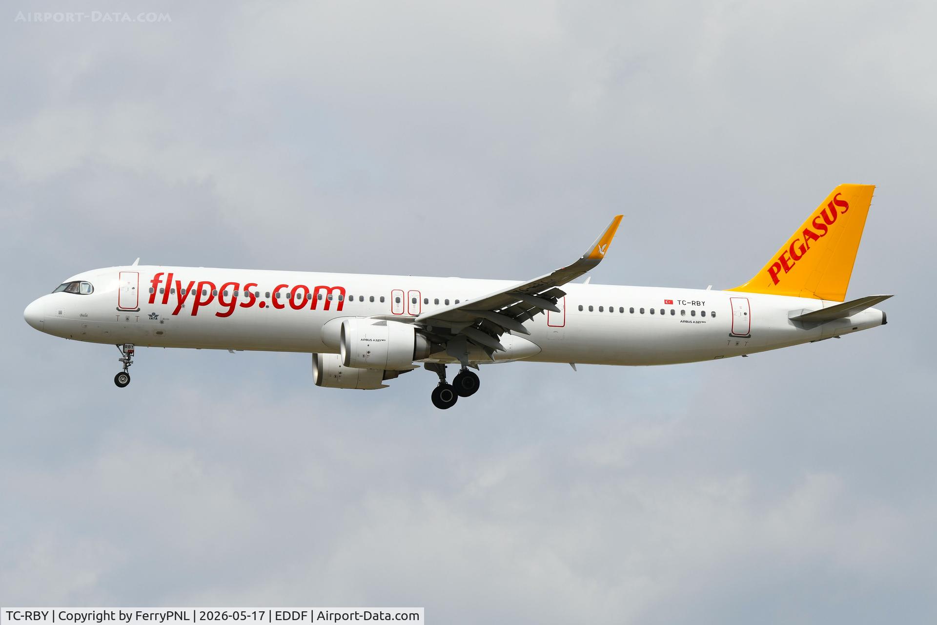 TC-RBY, Airbus A321-251NX, c/n 10976, Arrival of Pegasus A321N from SAW