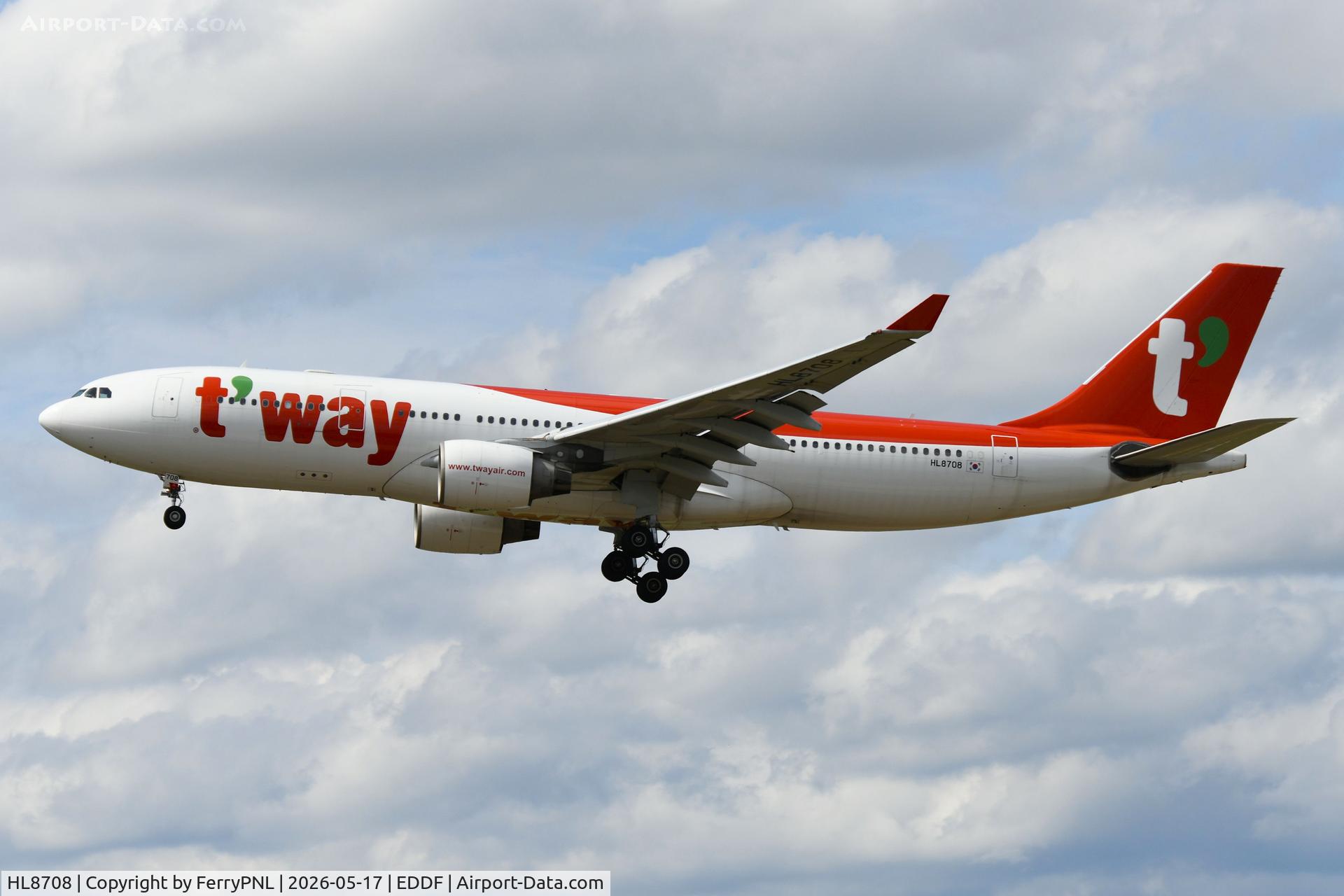 HL8708, 2010 Airbus A330-223, c/n 1096, Former China Southern (B-6135) A332 now operating for T'Way Air
