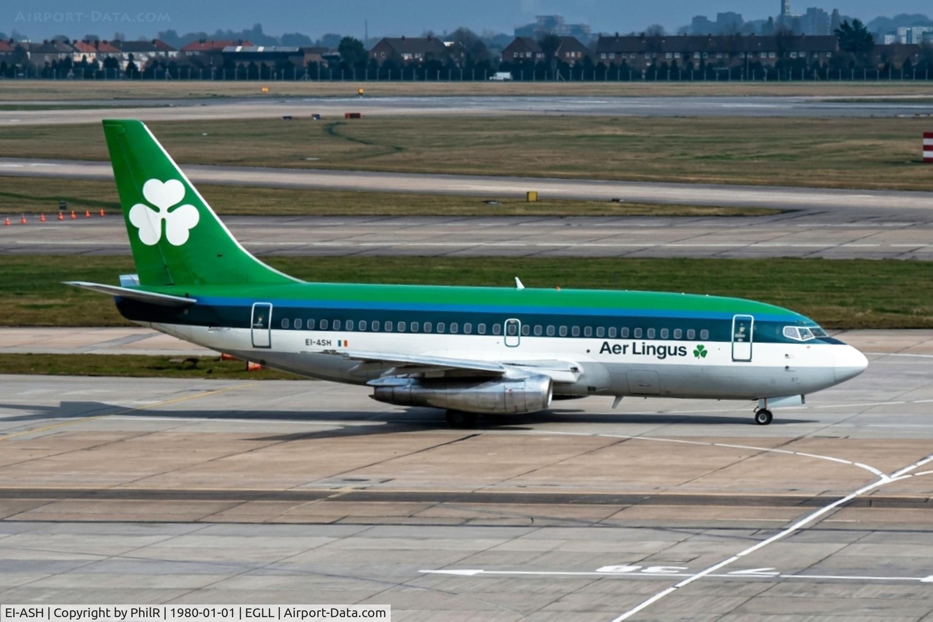 EI-ASH, 1970 Boeing 737-248, c/n 20223, EI-ASH 1970 B737-200 Aer Lingus LHR