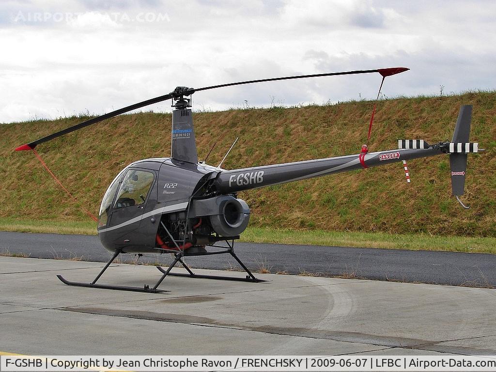 F-GSHB, 1992 Robinson R22 Mariner, c/n 2101M, BA120 Cazaux Air Force Base