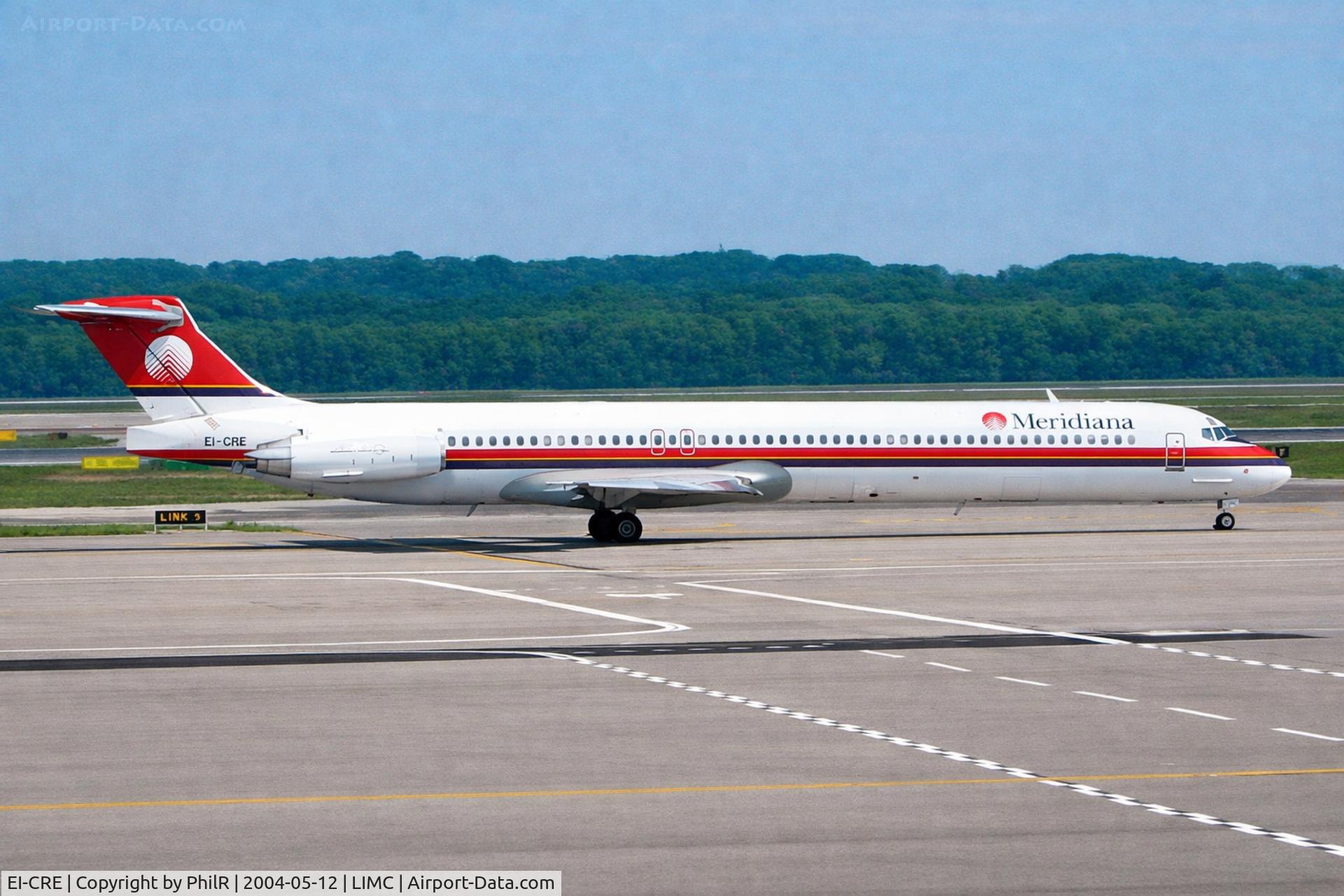 EI-CRE, 1989 McDonnell Douglas MD-83 (DC-9-83), c/n 49854, EI-CRE 1989 MD83 Meridiana MXP
