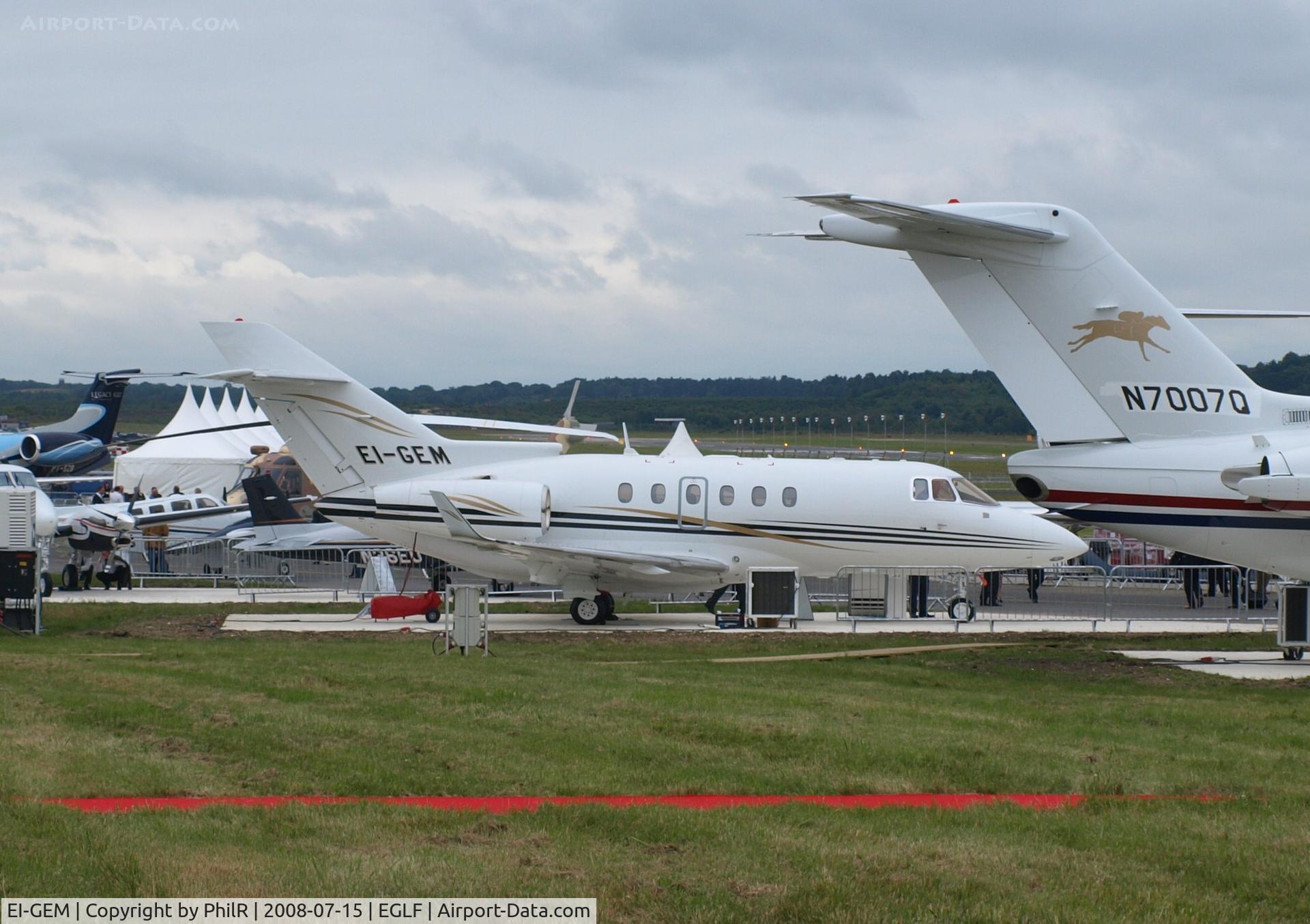 EI-GEM, 2008 Hawker Beechcraft Hawker 850XP, c/n 258901, EI-GEM 2008 Hawker 850XP FAB