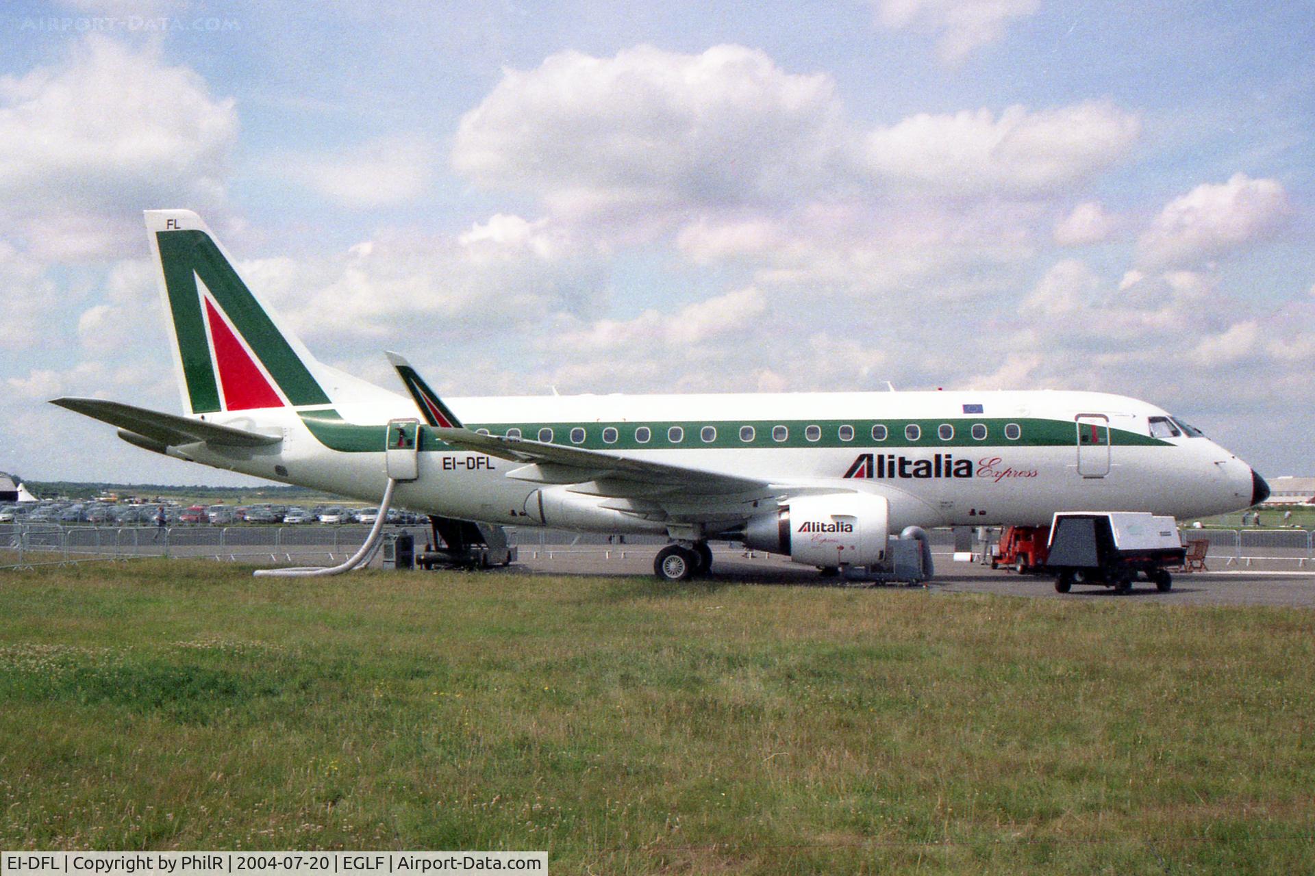 EI-DFL, 2004 Embraer 170LR (ERJ-170-100LR), c/n 17000036, EI-DFL 2004 ERJ-170 Alitalia Express FAB