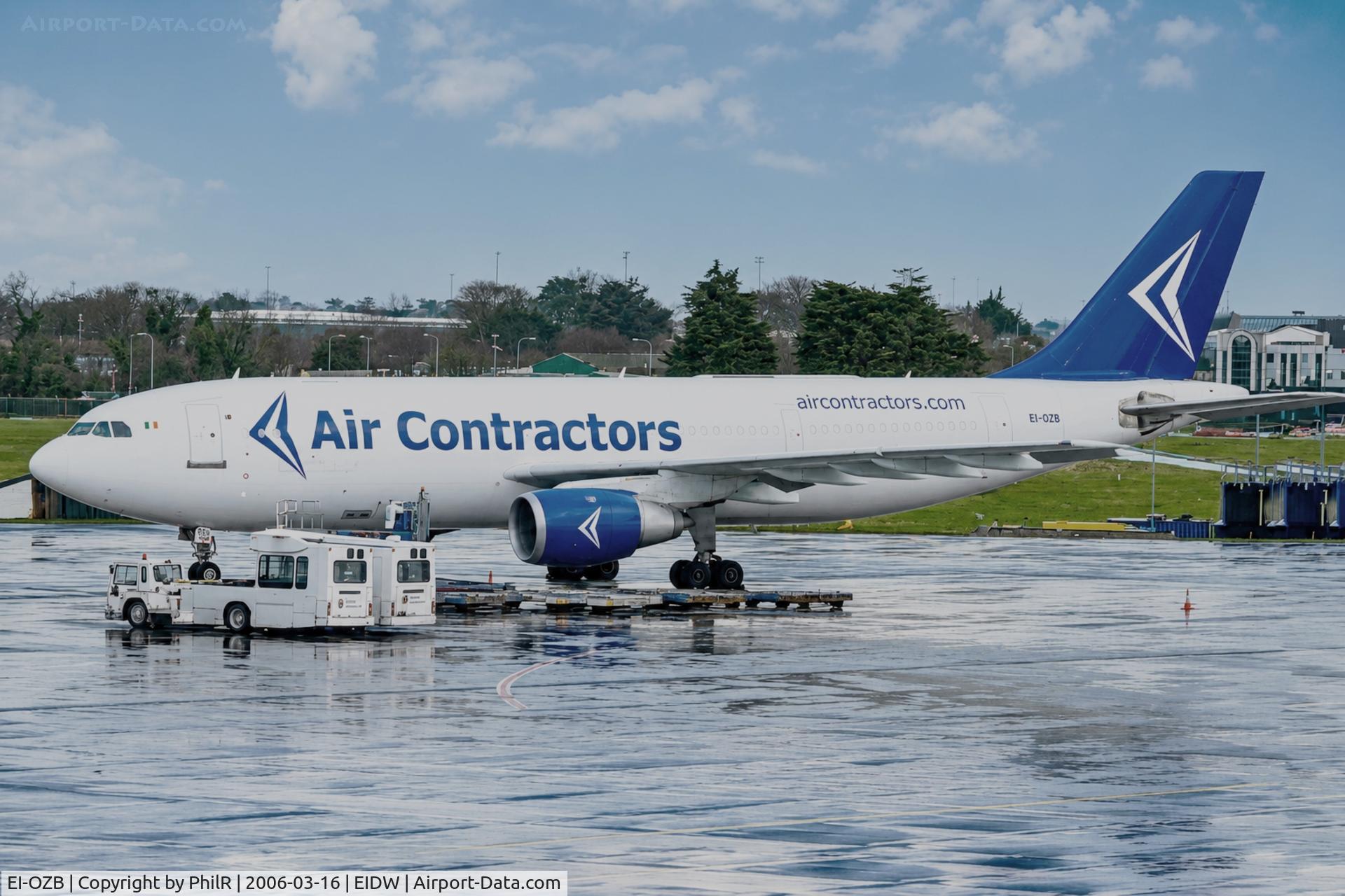EI-OZB, 1982 Airbus A300B4-103(F), c/n 184, EI-OZB 1982 A300-B4F Air Contractors DUB 
