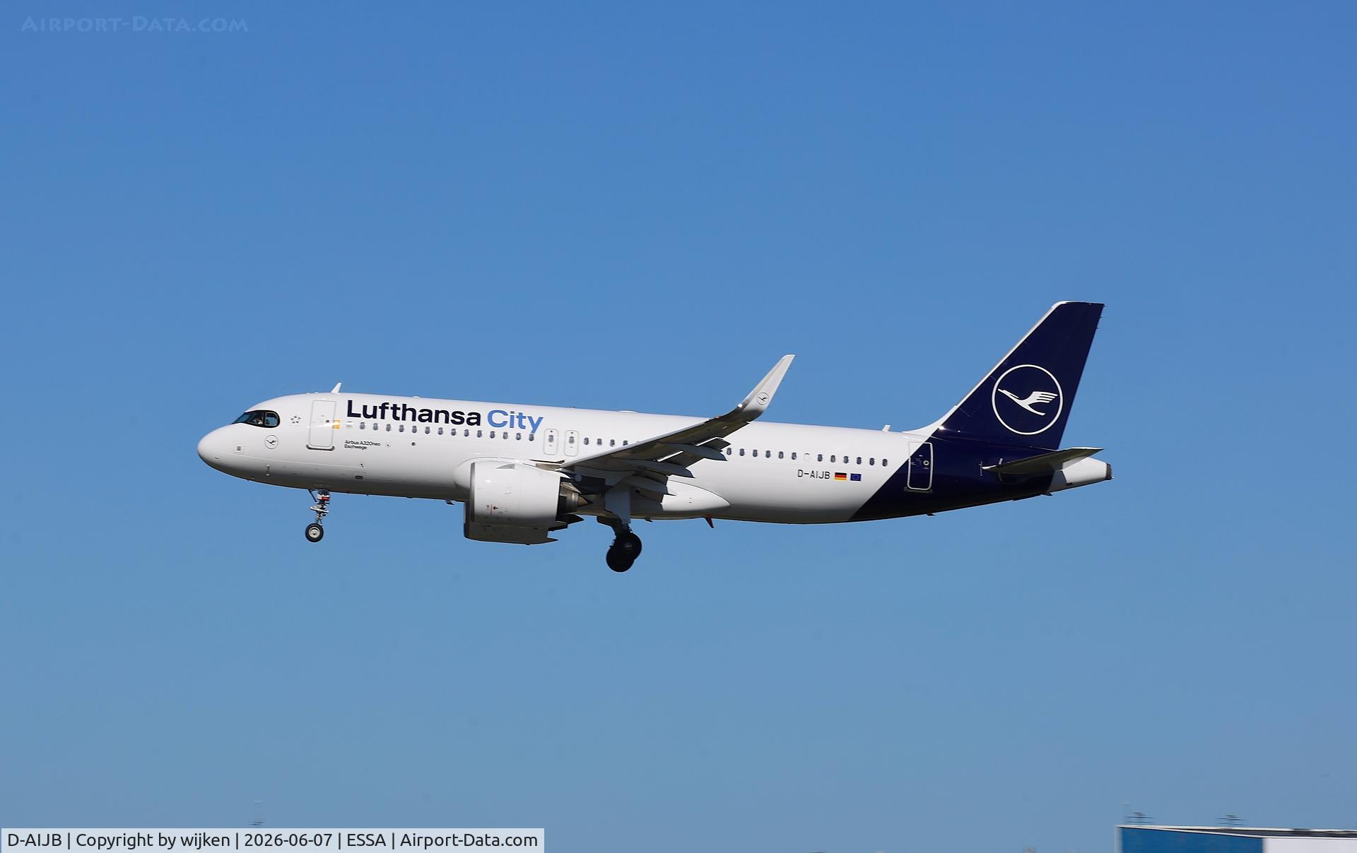 D-AIJB, 2020 Airbus A320-271N, c/n 9493, Rwy 19L
