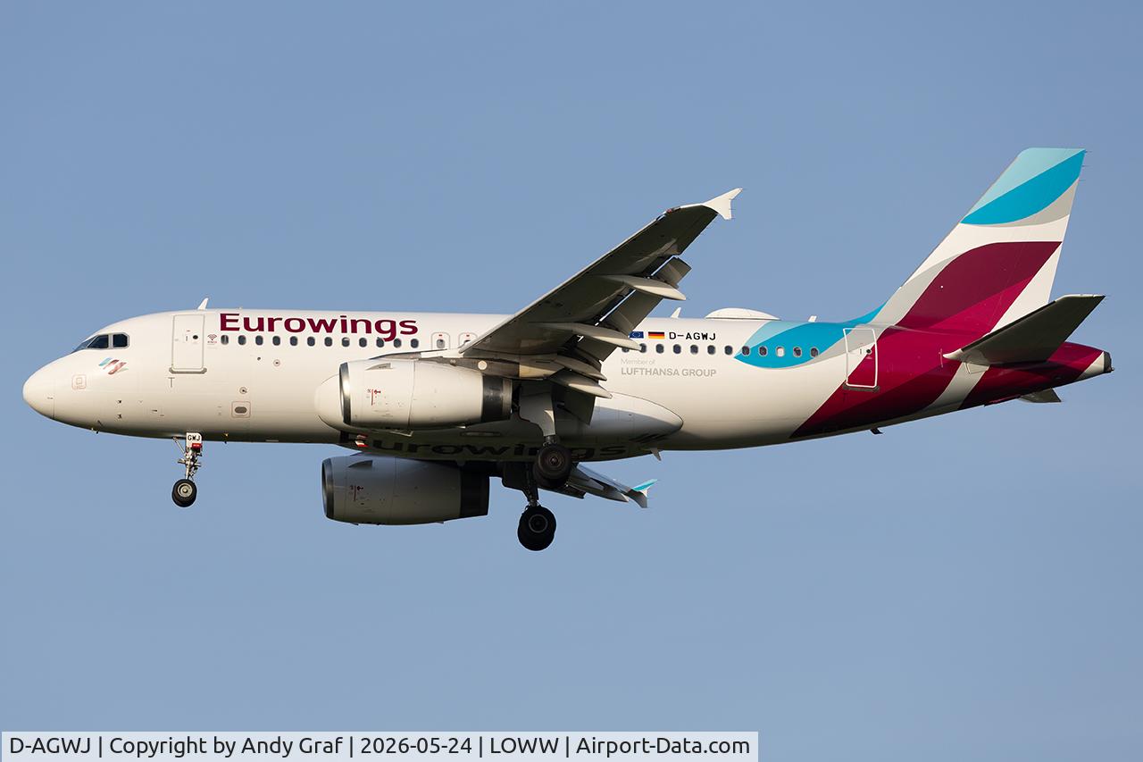 D-AGWJ, 2008 Airbus A319-132, c/n 3375, Eurowings A319
