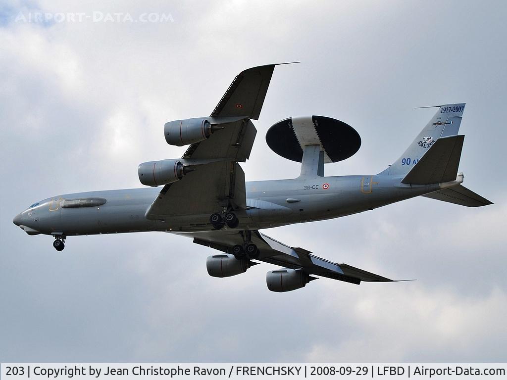 203, 1990 Boeing E-3F Sentry, c/n 24117, France - Air Force