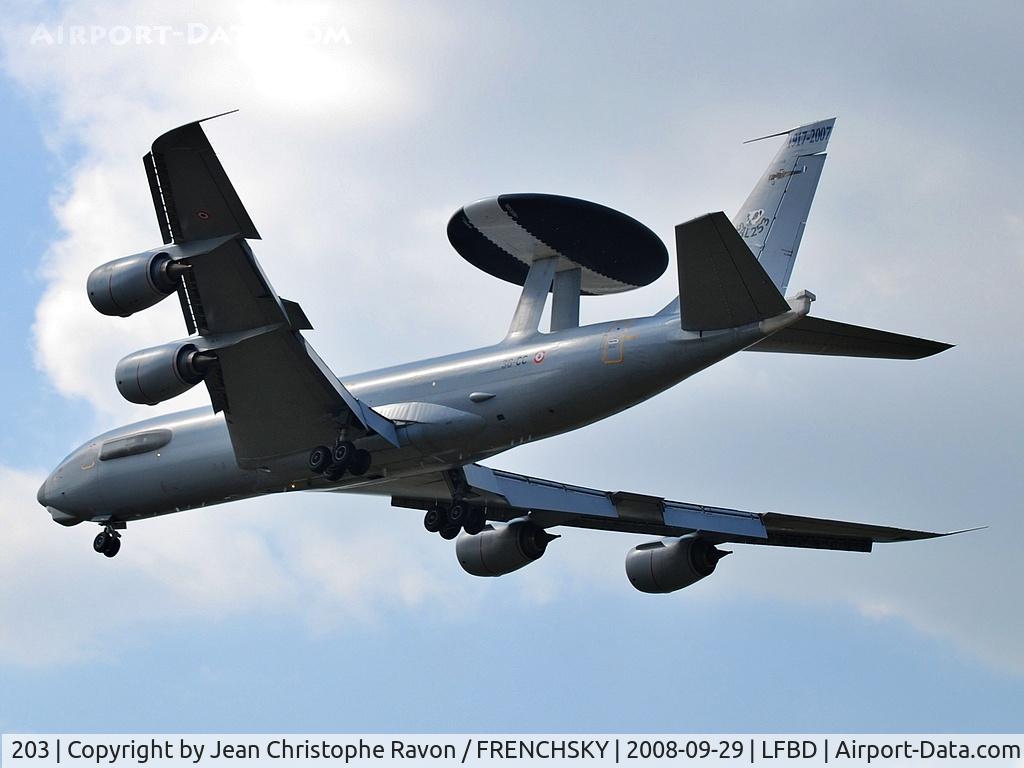 203, 1990 Boeing E-3F Sentry, c/n 24117, France - Air Force