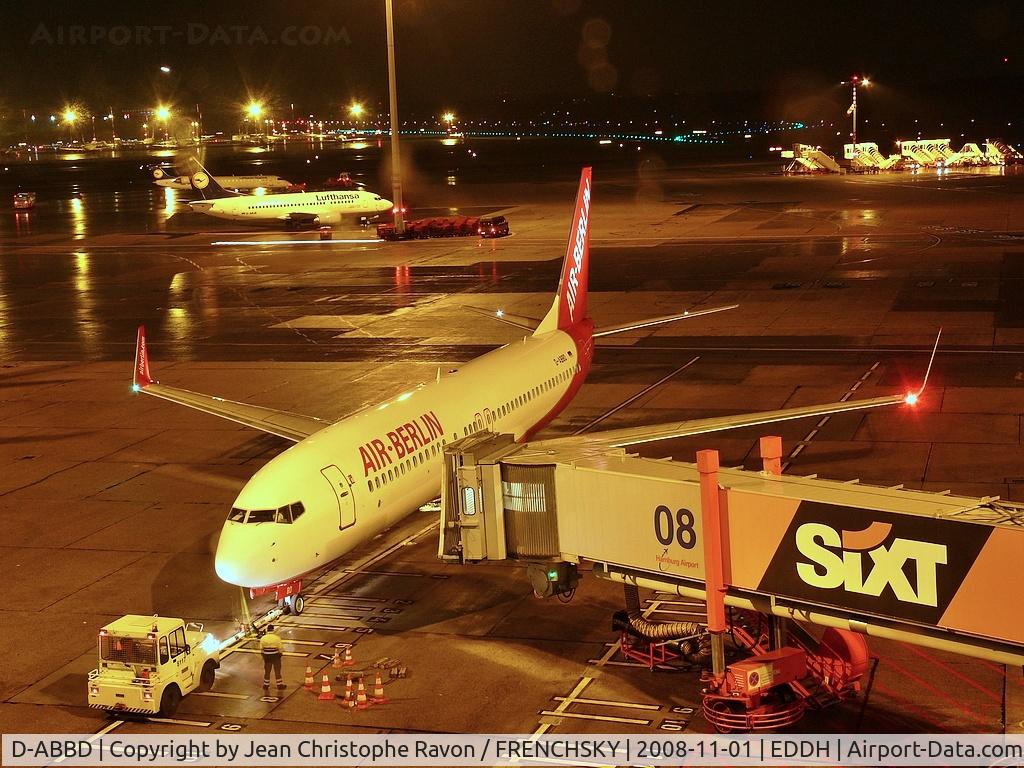 D-ABBD, 2001 Boeing 737-86J, c/n 30880 l/n 1043, Air Berlin