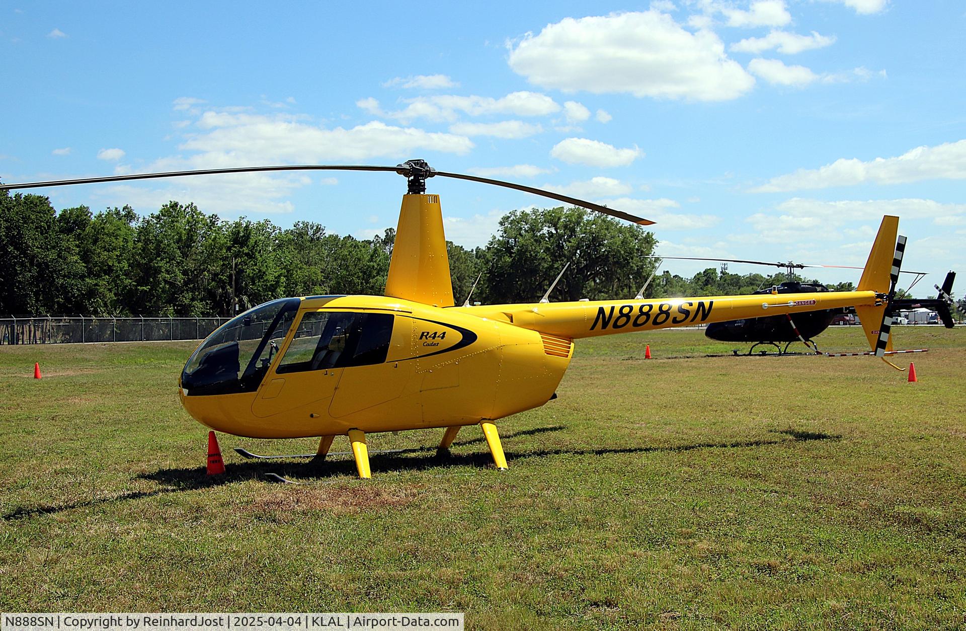 N888SN, 2019 Robinson R44 Cadet, c/n 30055, Visiting Sun'n'Fun 2025 at Lakealand, FL