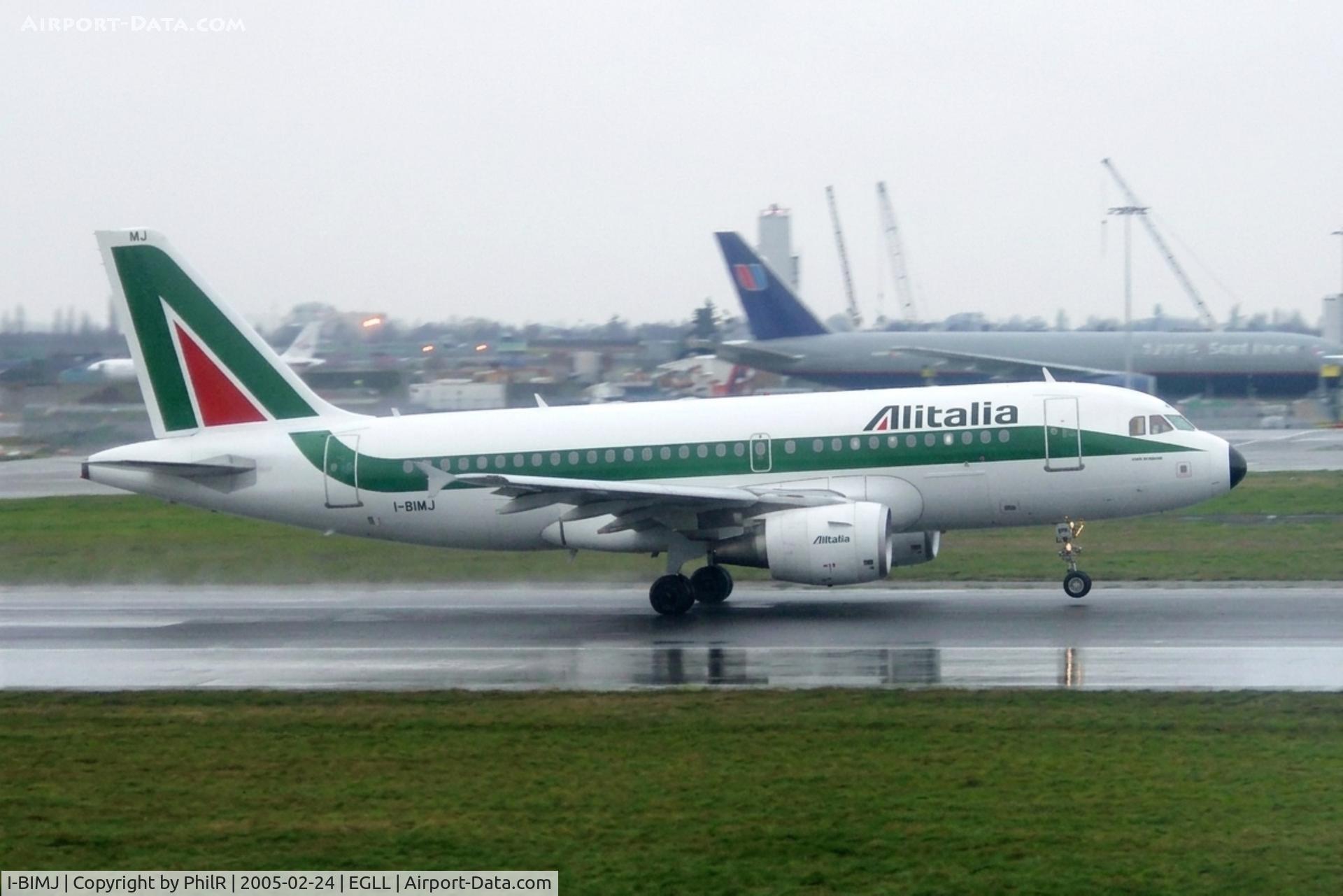 I-BIMJ, 2002 Airbus A319-112, c/n 1779, I-BIMJ 2002 Airbus A319-100 Alitalia LHR 