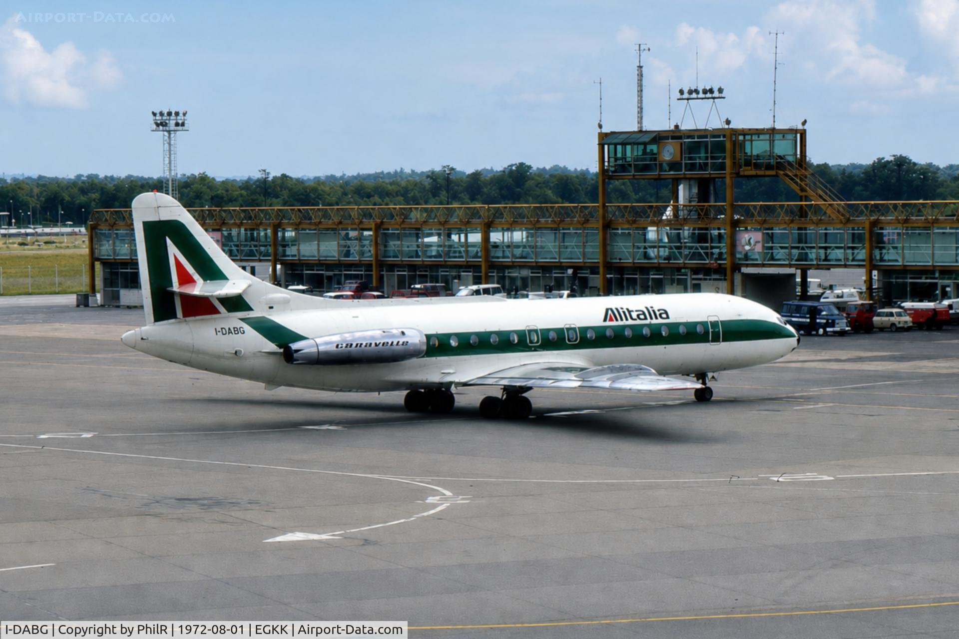 I-DABG, 1966 Sud Aviation SE-210 Caravelle VI-N, c/n 205, I-DABG 1966 SE210 Caravelle VlN Alitalia LGW
