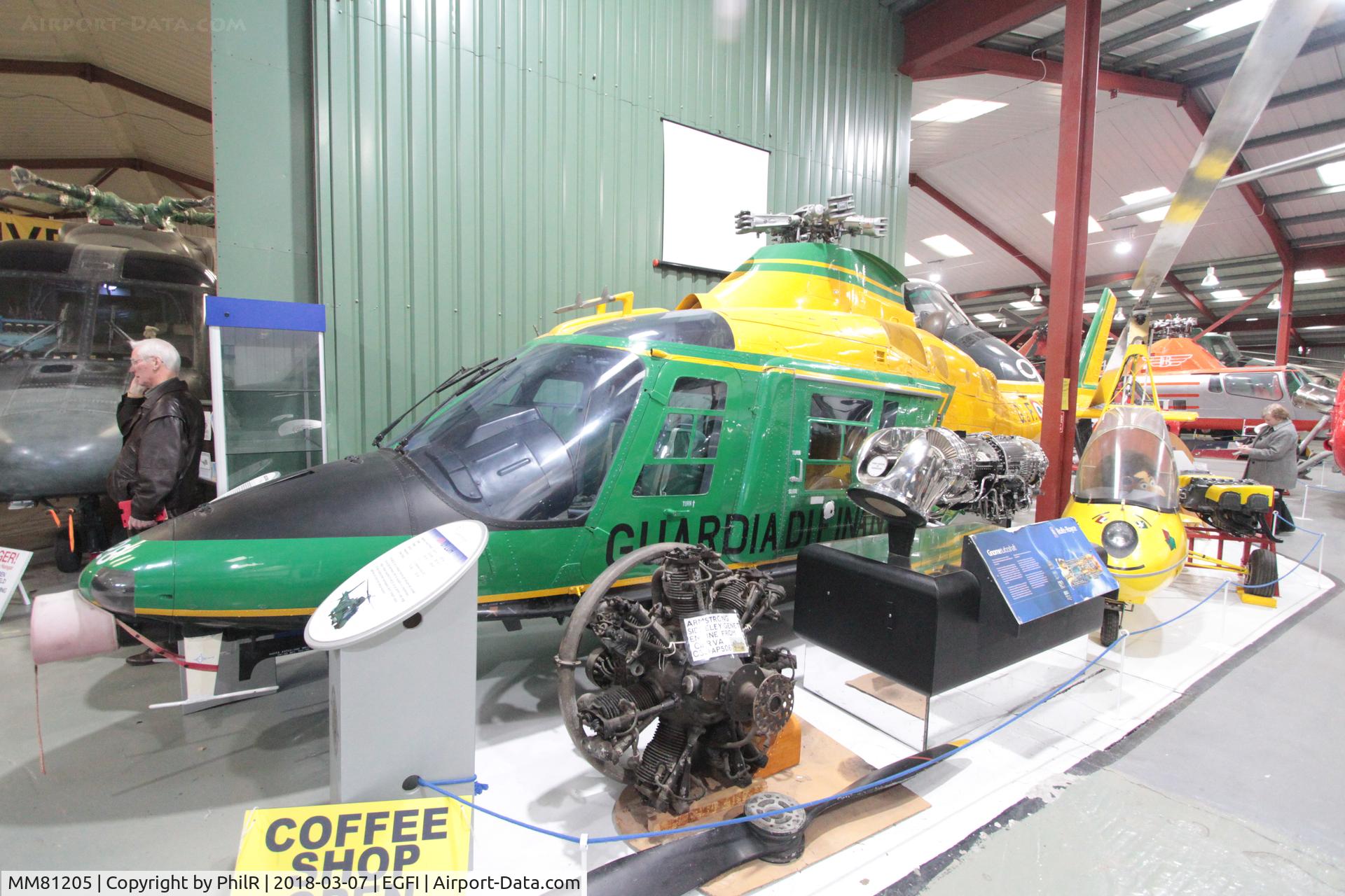 MM81205, Agusta A-109A-2, c/n 7336, GF-128 MM81205 1986 AW109-LUH GdiF Helicopter Museum