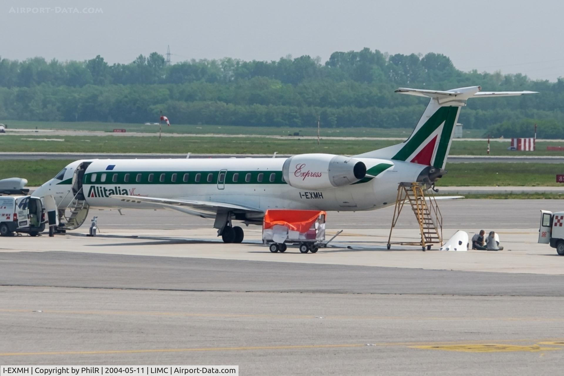 I-EXMH, 2002 Embraer ERJ-145LR (EMB-145LR), c/n 145665, I-EXMH 2002 ERJ45LR Alitalia Express MXP 