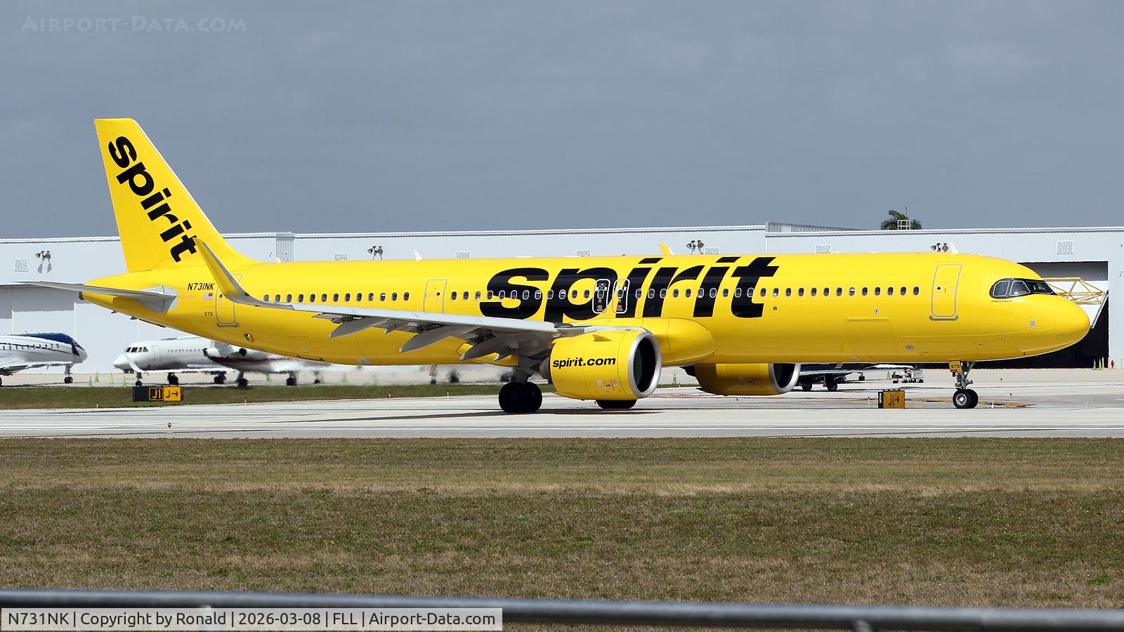 N731NK, 2024 Airbus A321-271NX, c/n 11937, at fll