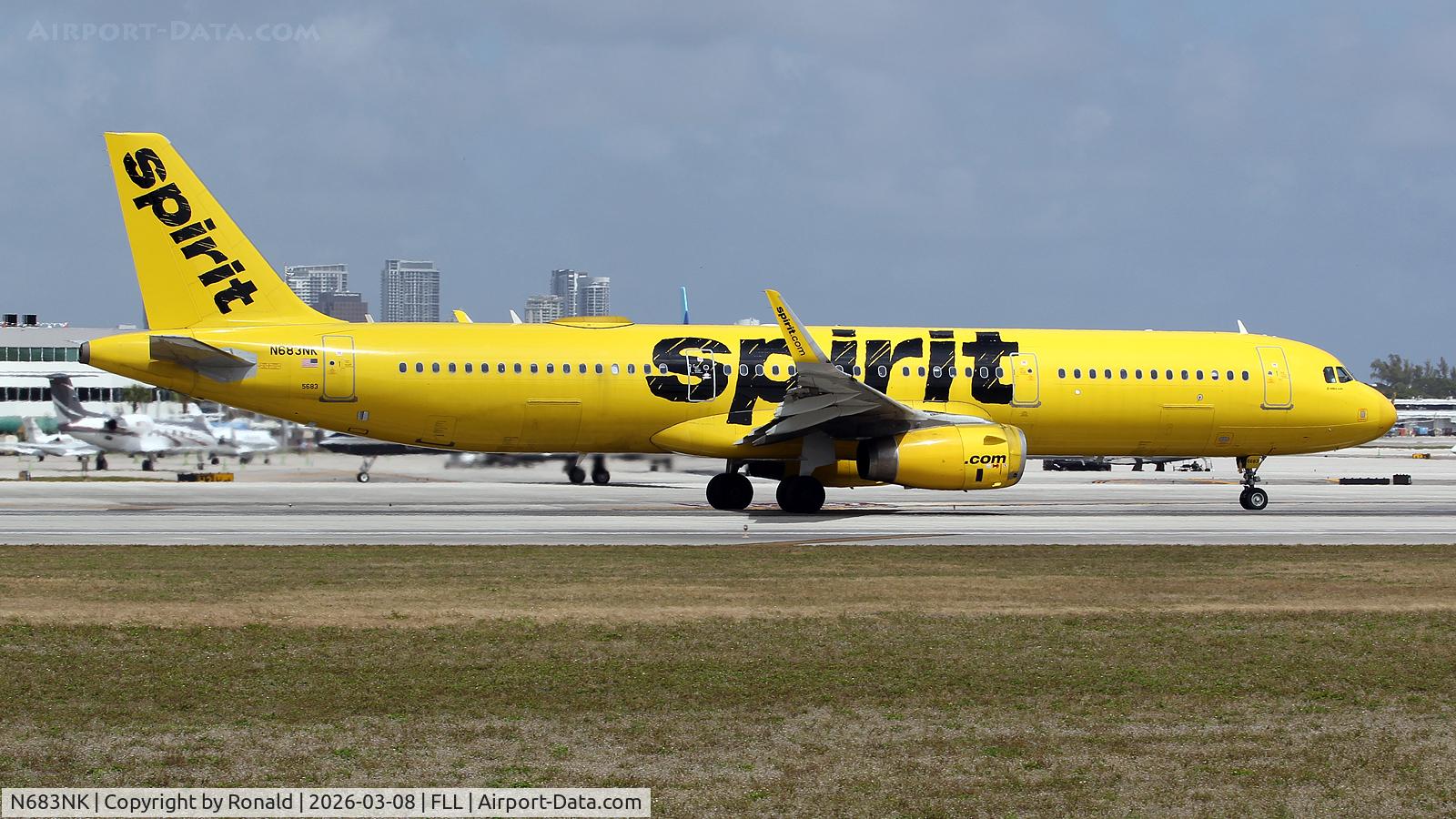 N683NK, 2018 Airbus A321-231, c/n 8114, at fll
