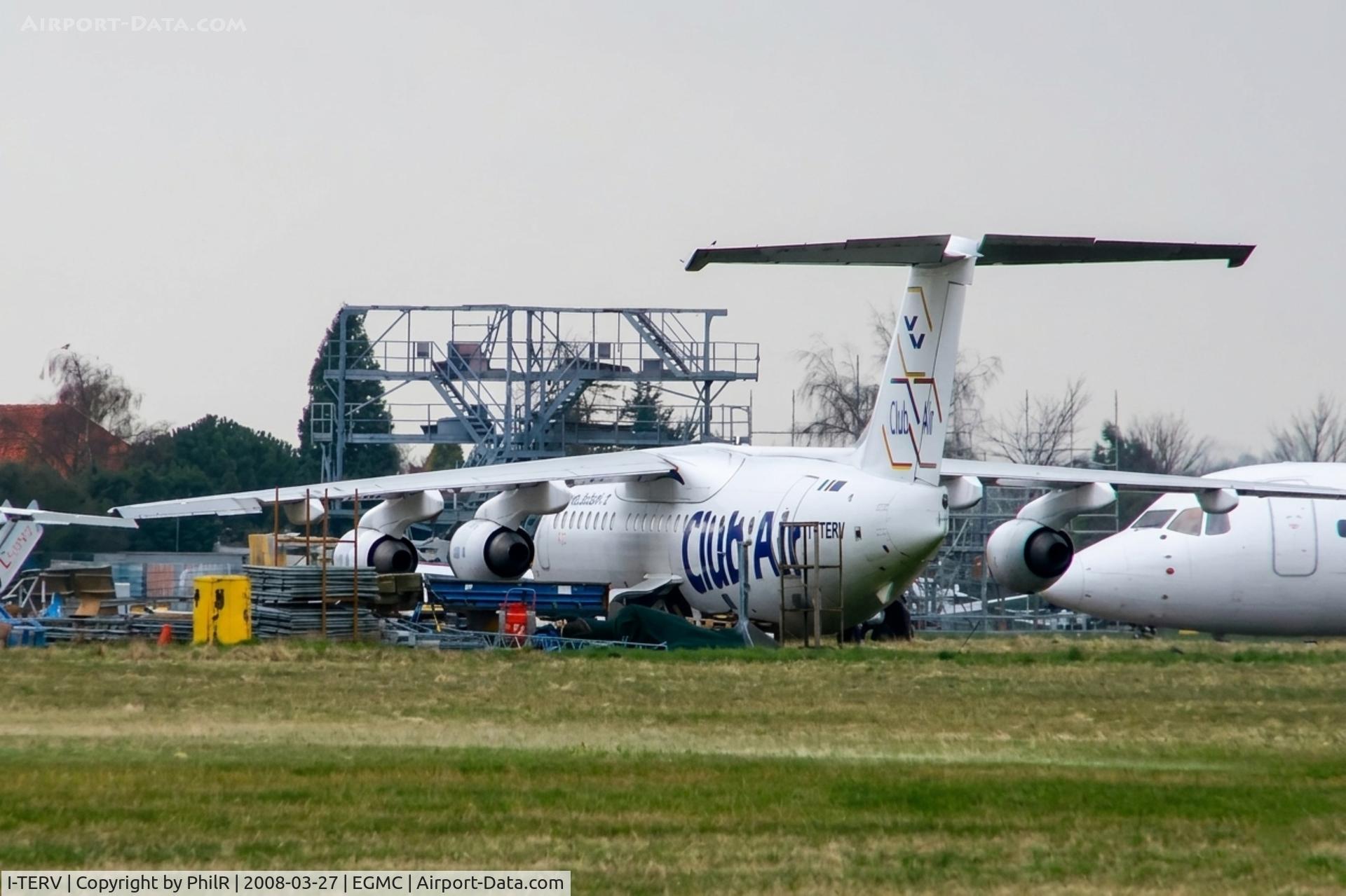 I-TERV, 1983 British Aerospace BAe.146-200, c/n E2014, I-TERV 1983 BAe 146-200 Club Air SEN 