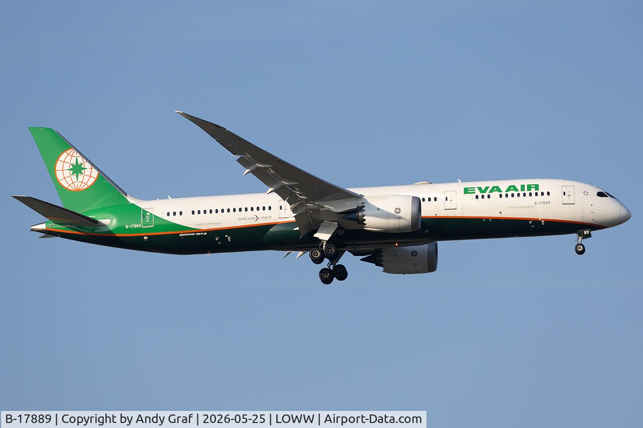 B-17889, Boeing 787-9 Dreamliner Dreamliner, c/n 63527 l/n 1244, Eva Air 787-9