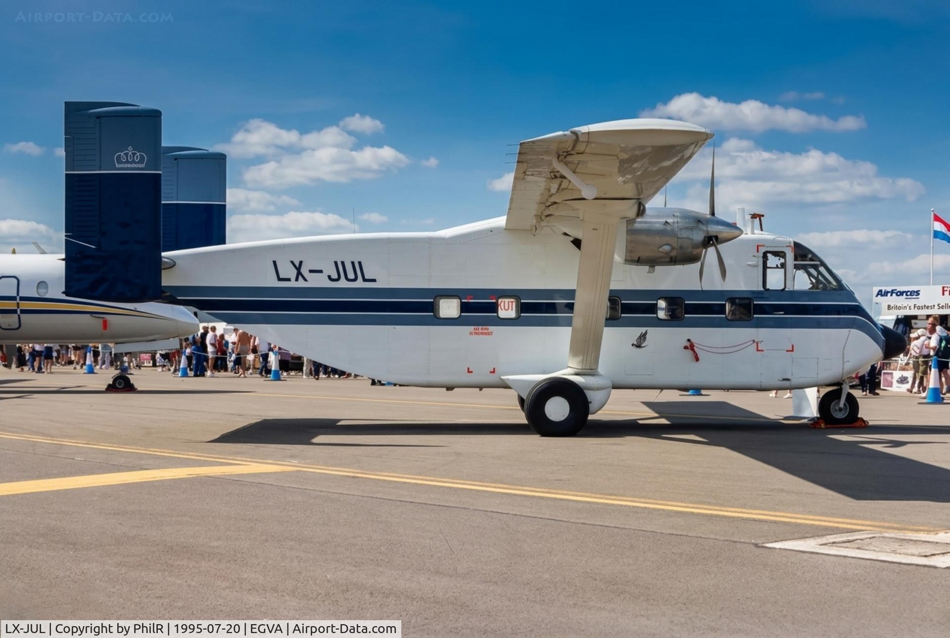 LX-JUL, 1975 Short SC-7 Skyvan 3-100, c/n SH.1943, LX-JUL 1975 Short SC7 Skyvan 3 IAT 