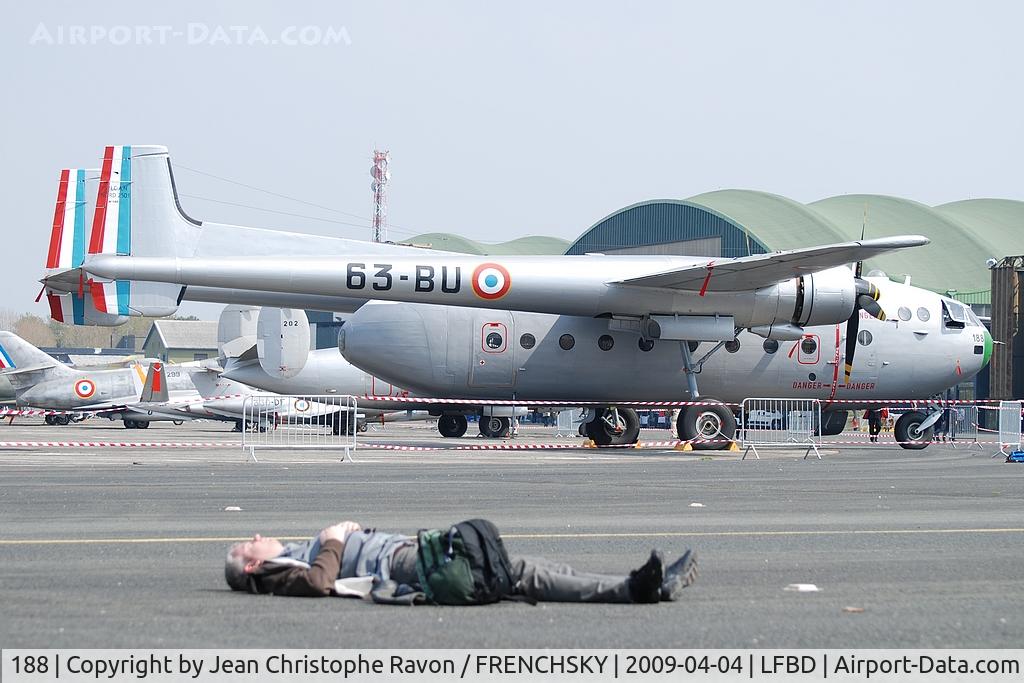 188, Nord N-2501D Noratlas, c/n 188, La siesta
