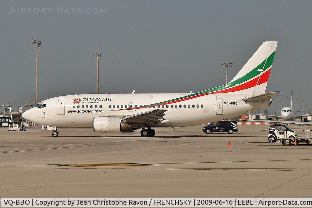 VQ-BBO, 1993 Boeing 737-548, c/n 25165,  Tatarstan Airlines, stored 3/26/13 Bruntingthorpe UK later scrapped