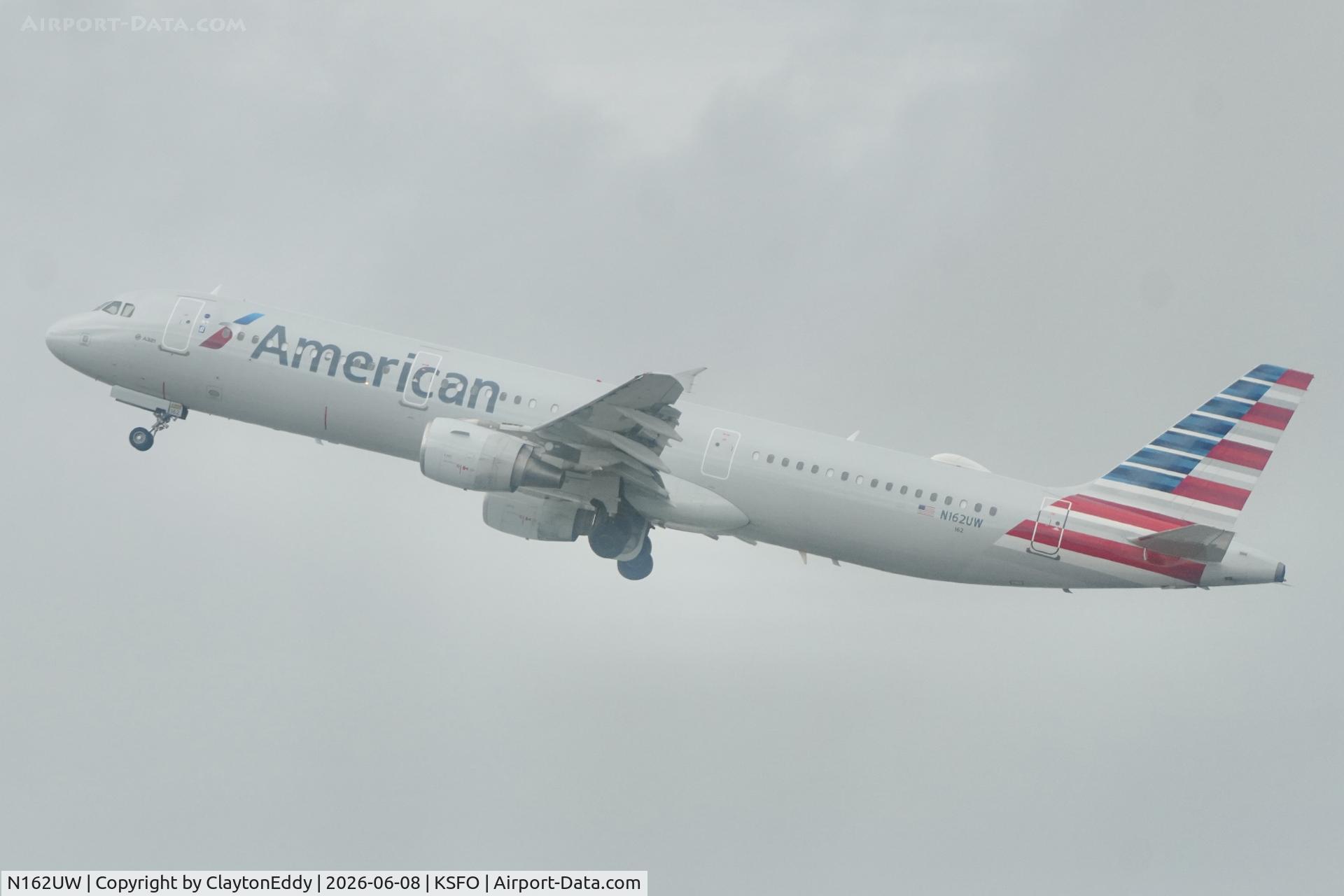N162UW, 2001 Airbus A321-211, c/n 1412, Sky Terrace SFO 2026